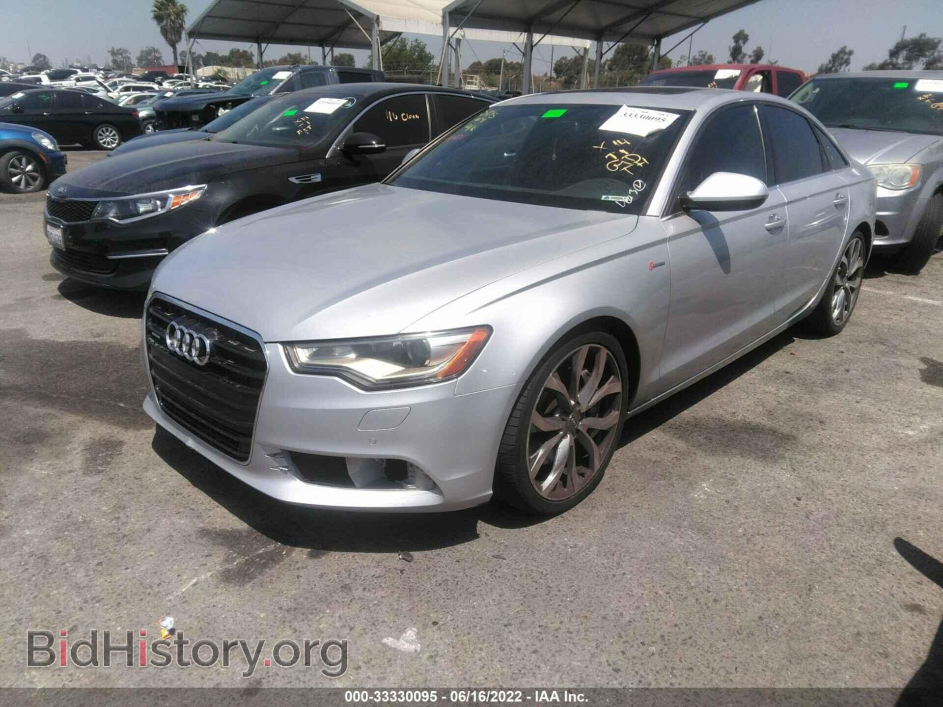 2013 AUDI A6 - VIN: WAUGGAFC1DN038943 - Фото 2