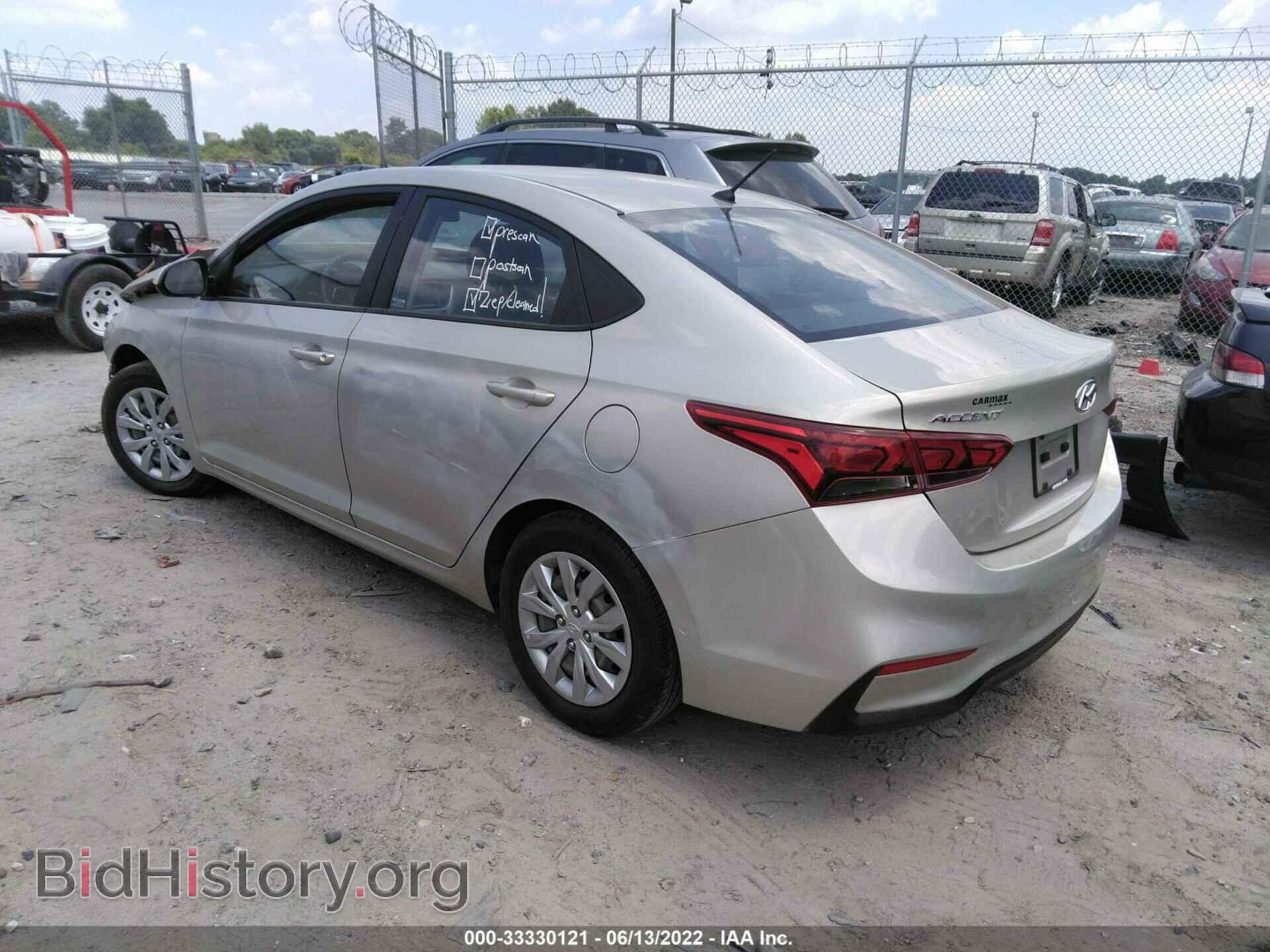 2019 HYUNDAI ACCENT - VIN: 3KPC24A36KE080423 - Фото 3