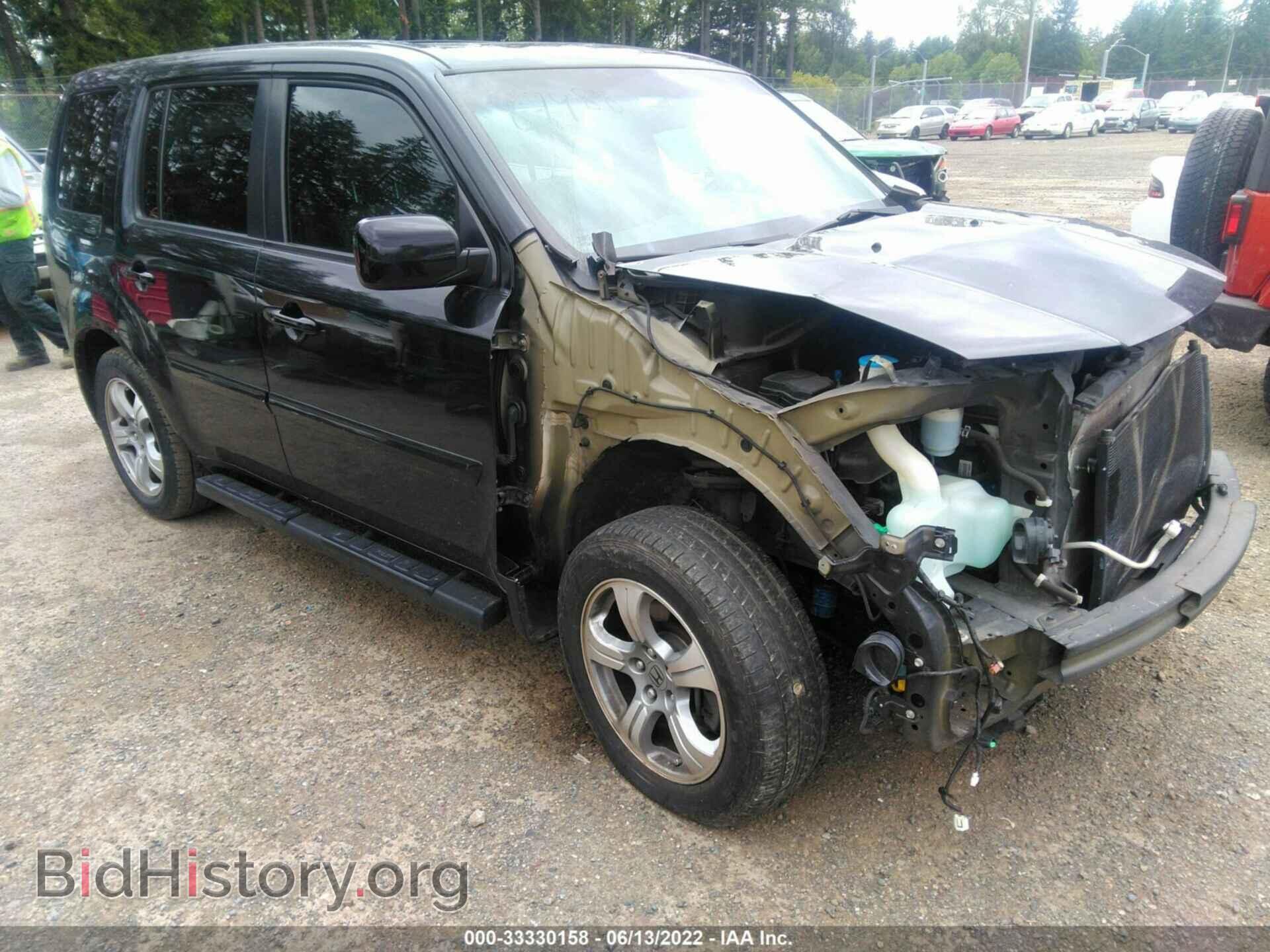 Фотография 5FNYF3H65CB015109 - HONDA PILOT 2012