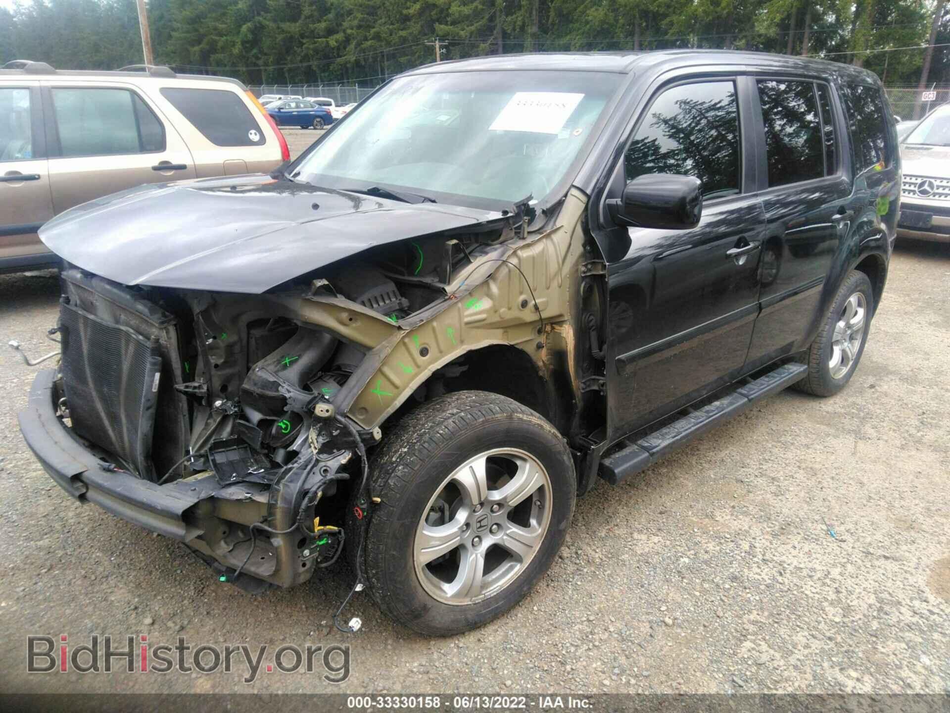 2012 HONDA PILOT - VIN: 5FNYF3H65CB015109 - Фото 2