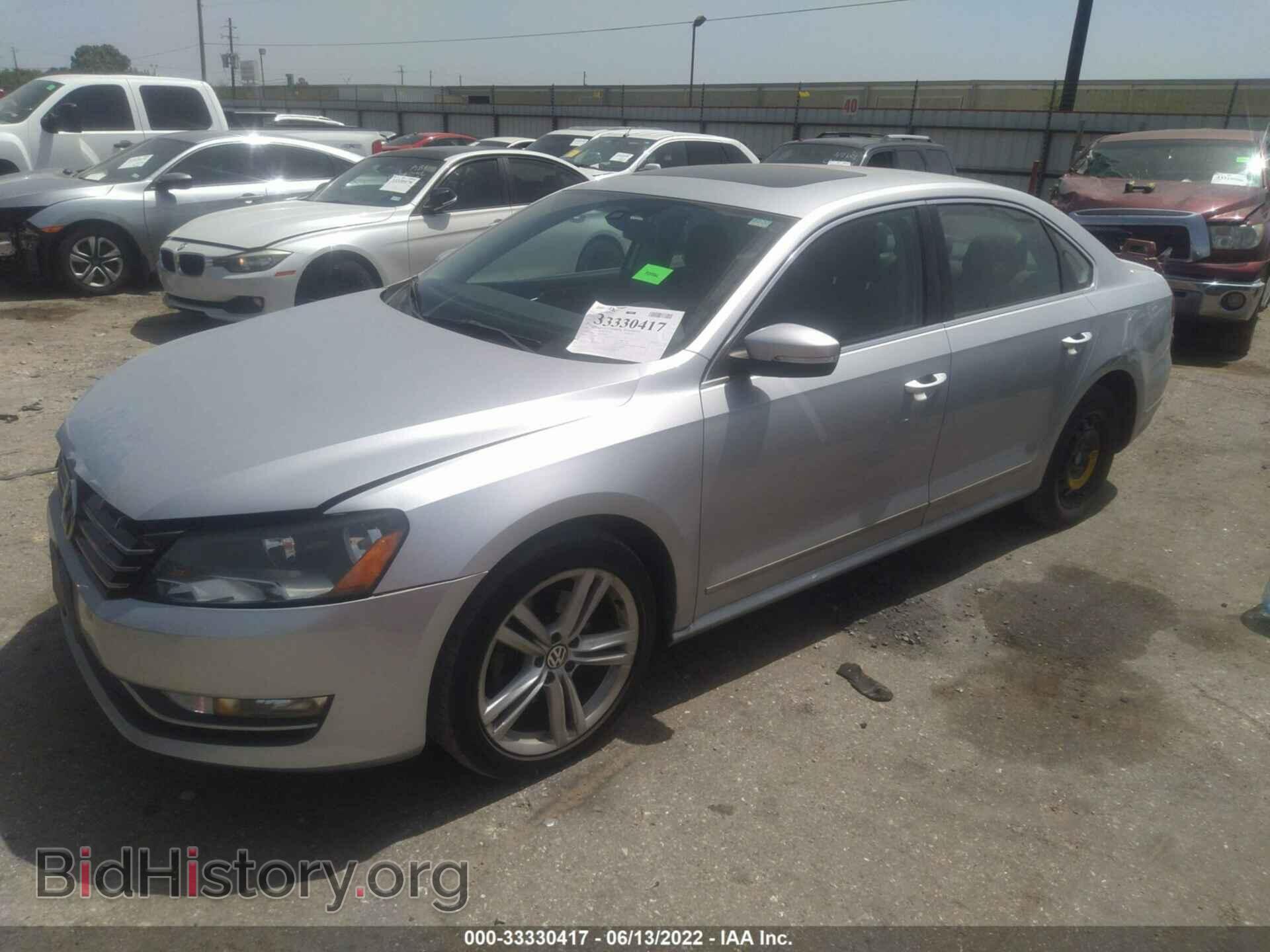 2014 VOLKSWAGEN PASSAT - VIN: 1VWCS7A36EC025268 - Фото 2
