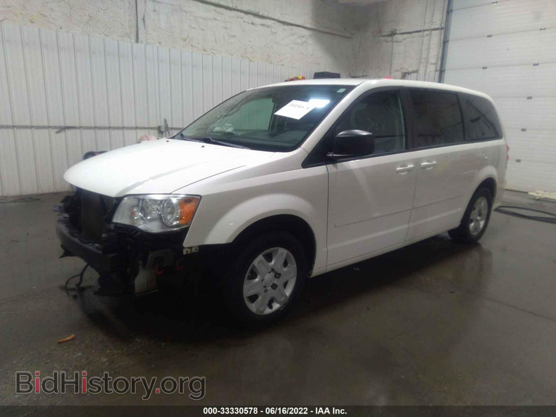 2012 DODGE GRAND CARAVAN - VIN: 2C4RDGBG2CR322230 - Фото 2