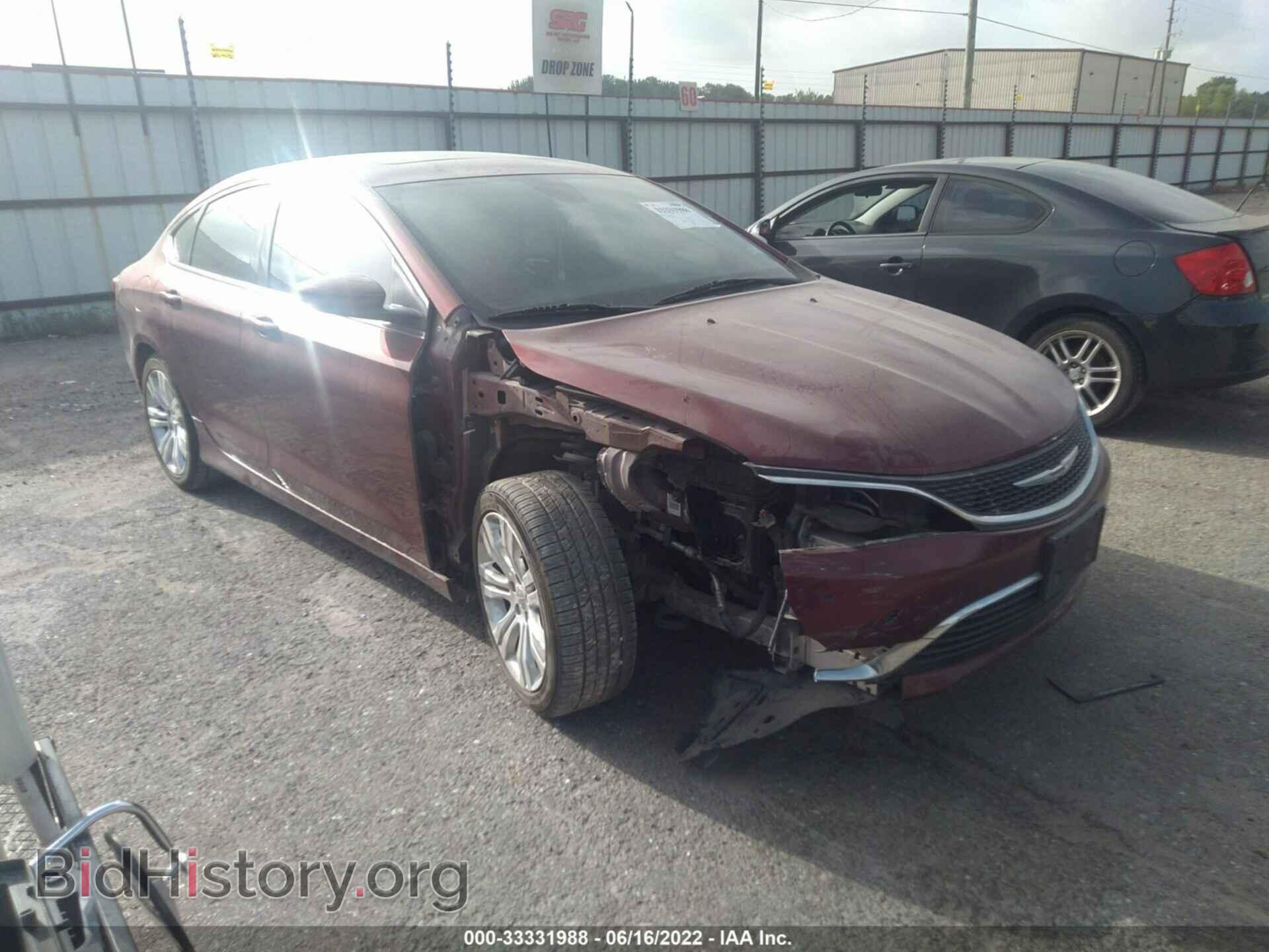 Фотография 1C3CCCAB3FN537015 - CHRYSLER 200 2015