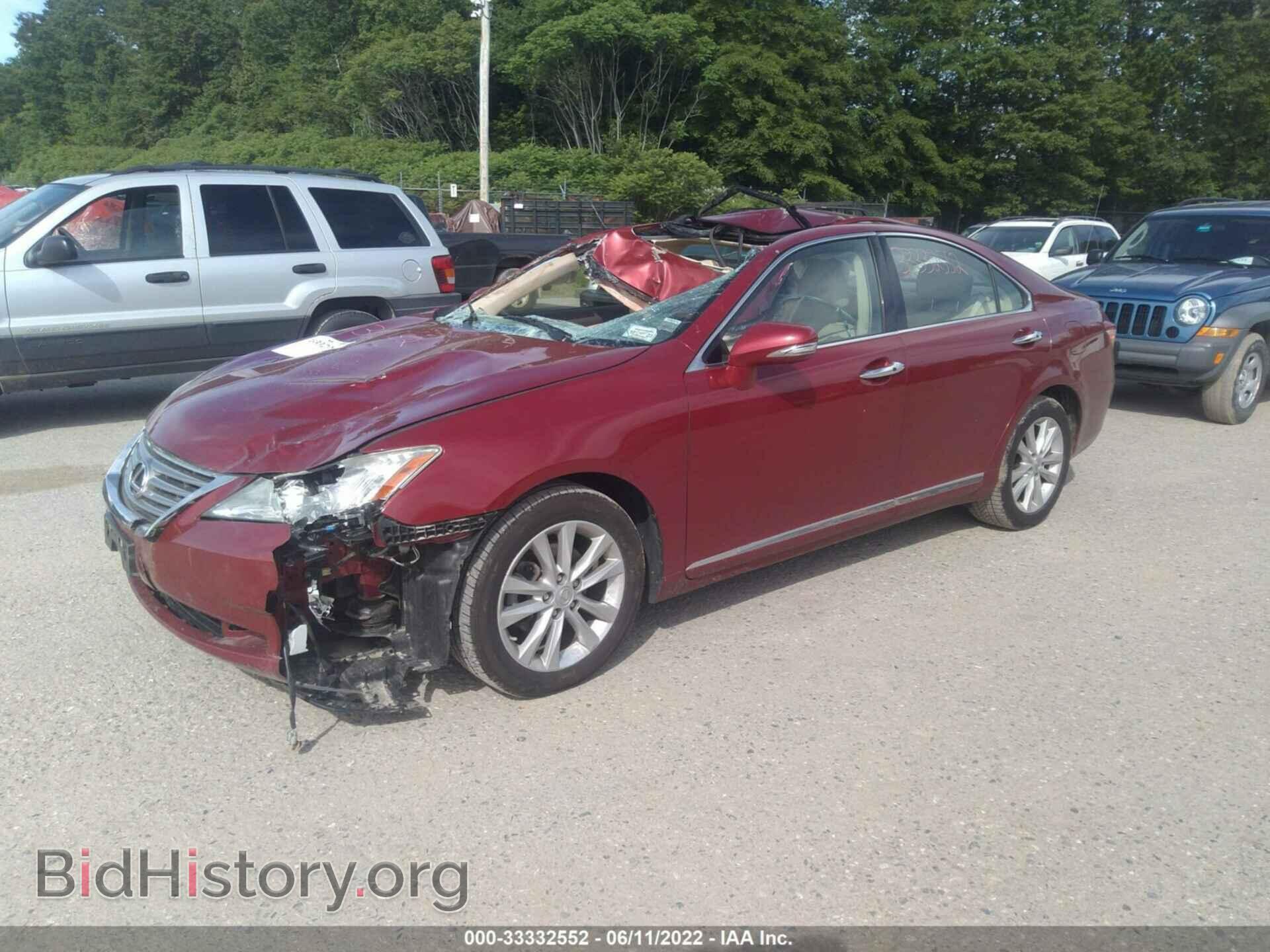 2011 LEXUS ES 350 - VIN: JTHBK1EG0B2449053 - Фото 2