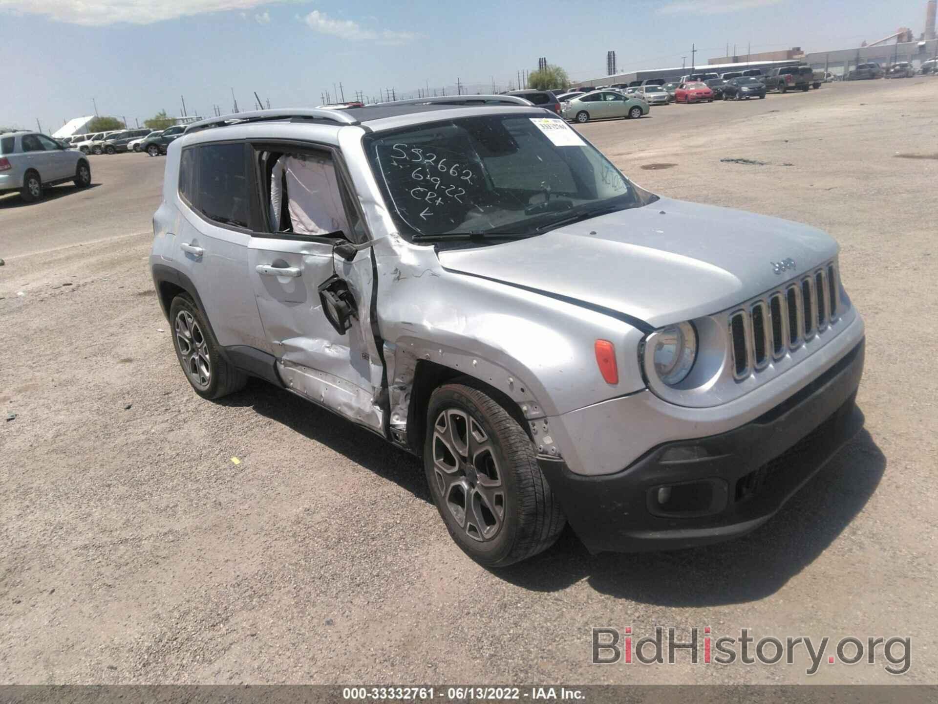 Photo ZACCJADT9GPD20121 - JEEP RENEGADE 2016