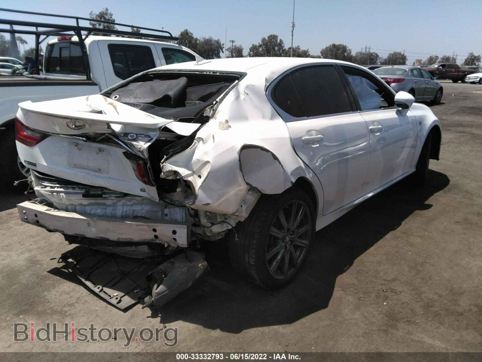 2013 LEXUS GS 350 - VIN: JTHBE1BL4D5012134 - Фото 4