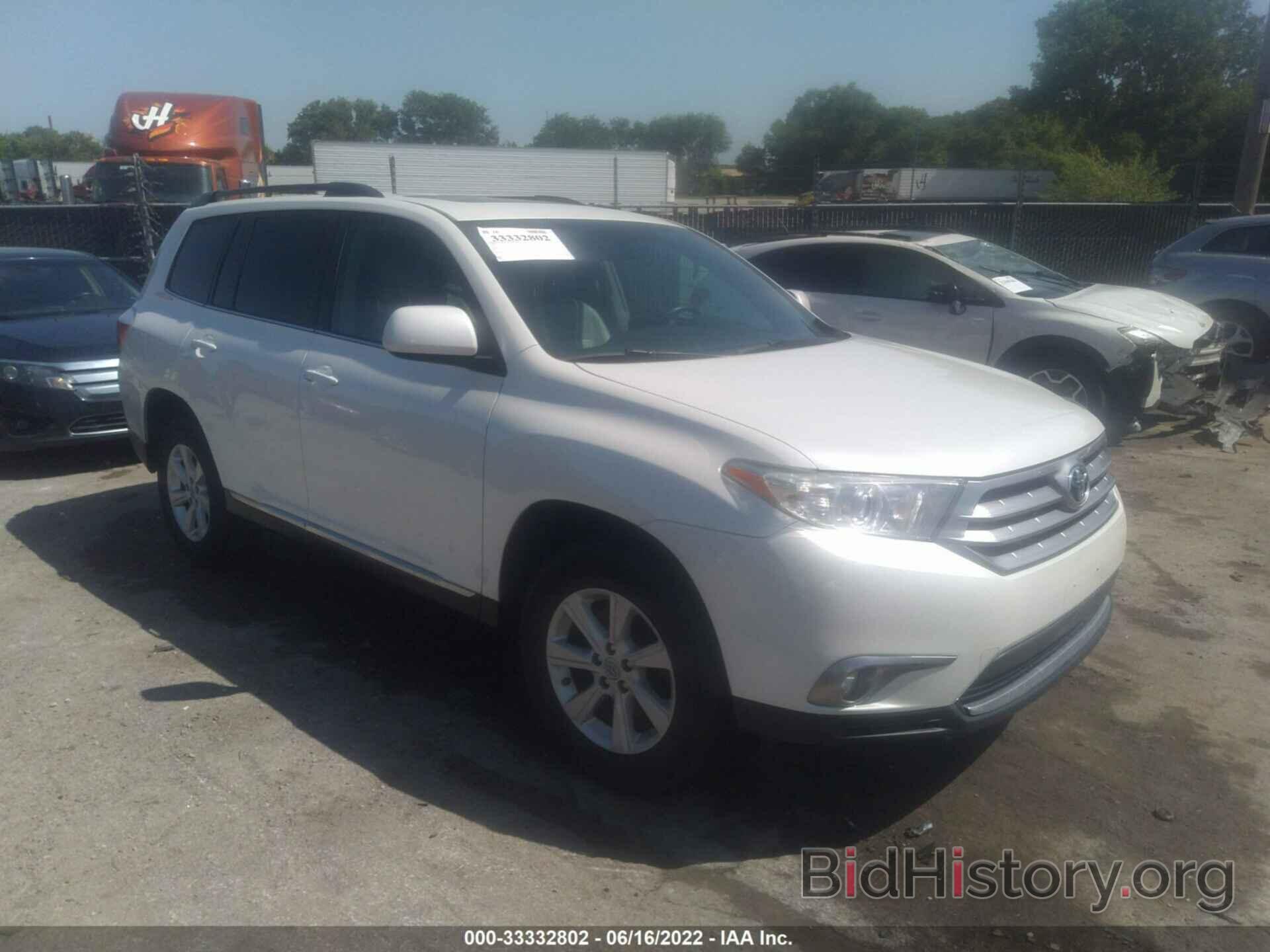 Photo 5TDZK3EHXDS119629 - TOYOTA HIGHLANDER 2013