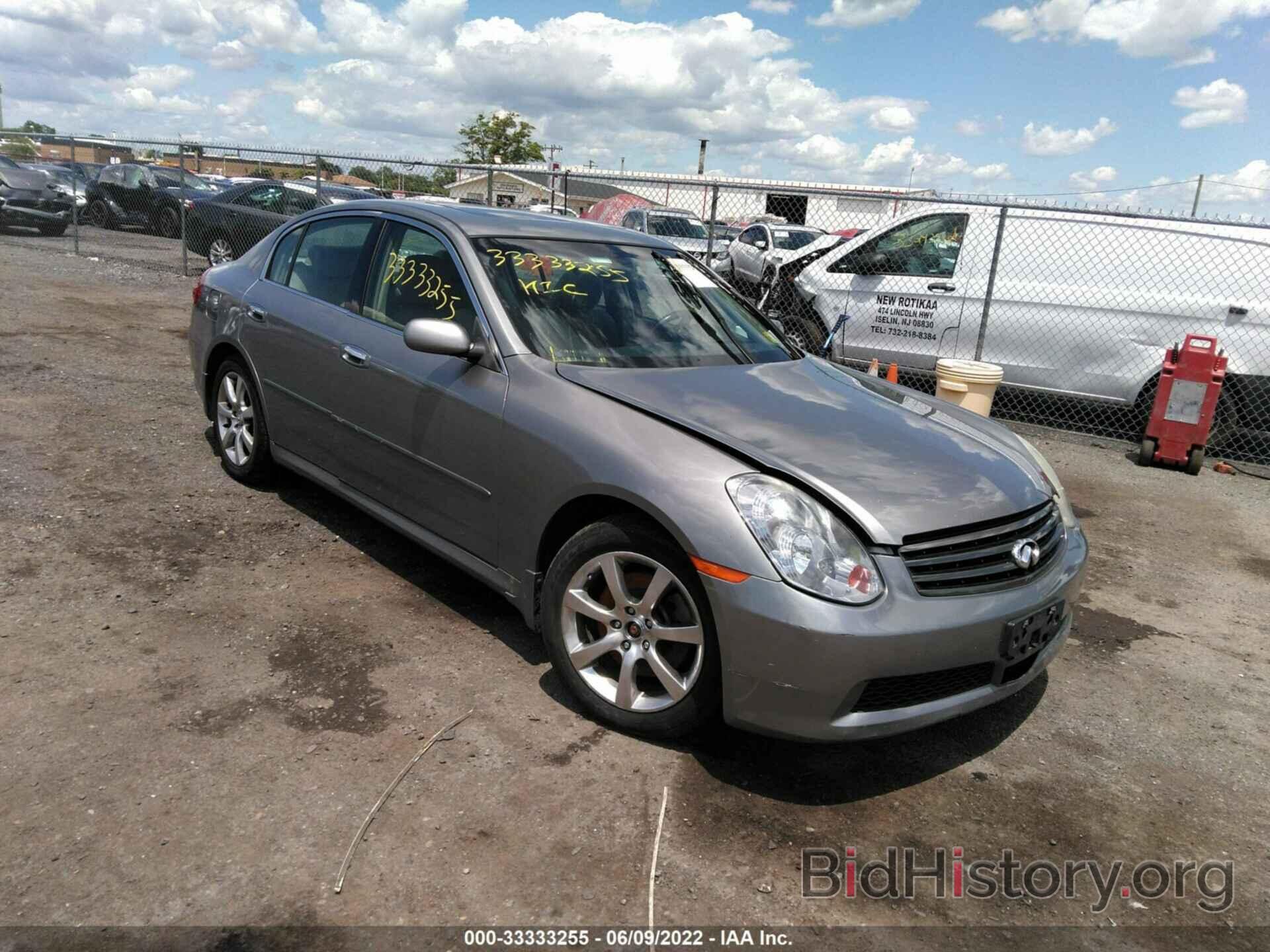 Photo JNKCV51F76M606247 - INFINITI G35 SEDAN 2006