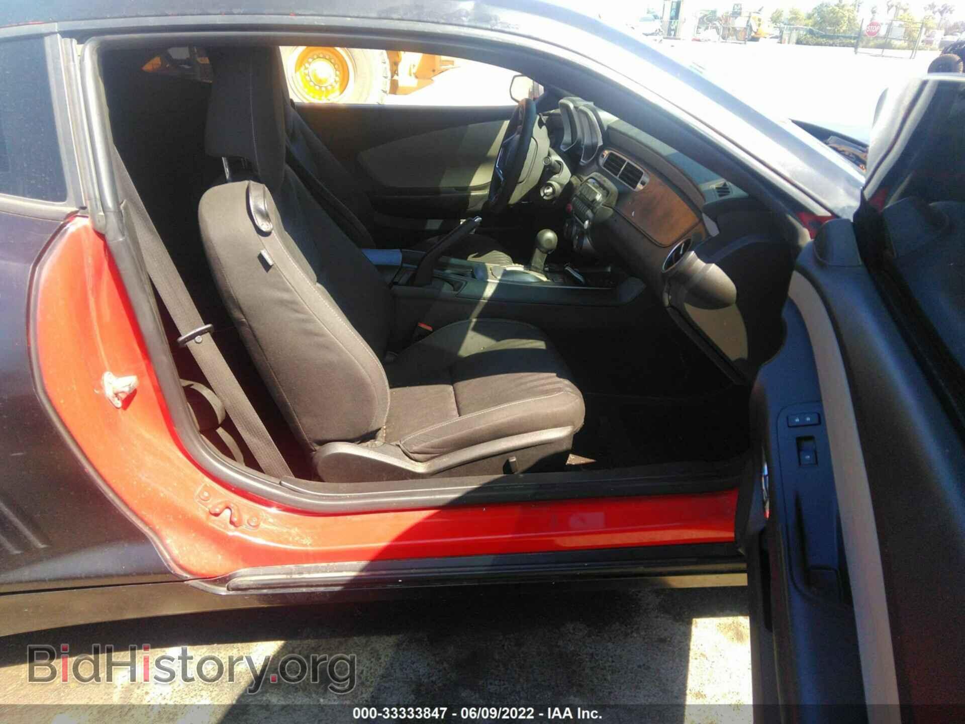 2012 CHEVROLET CAMARO - VIN: 2G1FA1E36C9139441 - Фото 5