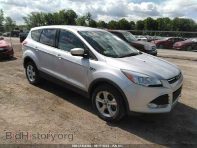 2014 Ford ESCAPE SE, серебристый — VIN 1FMCU9GX4EUE01104, IAAI