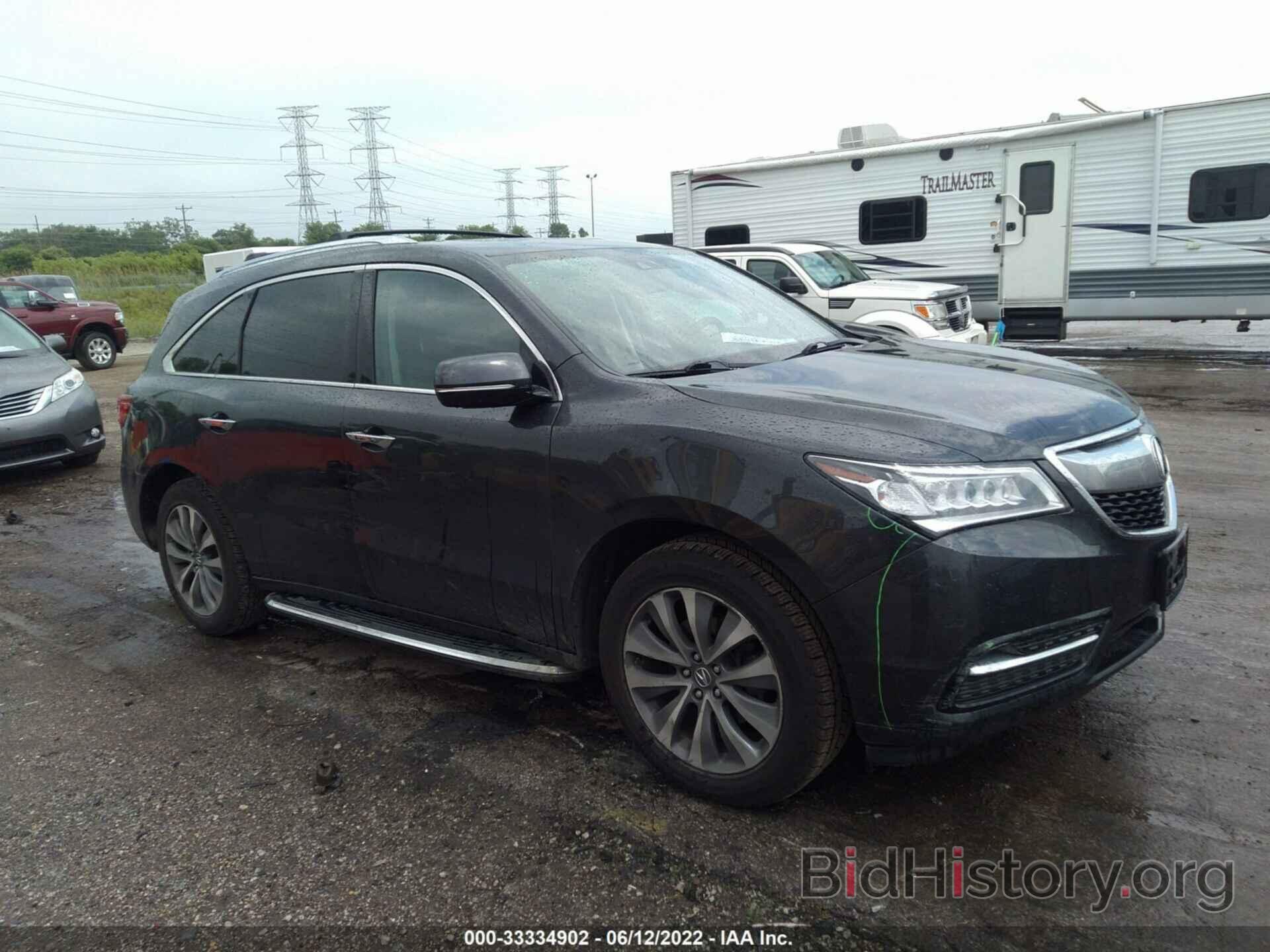 Фотография 5FRYD4H49FB022965 - ACURA MDX 2015