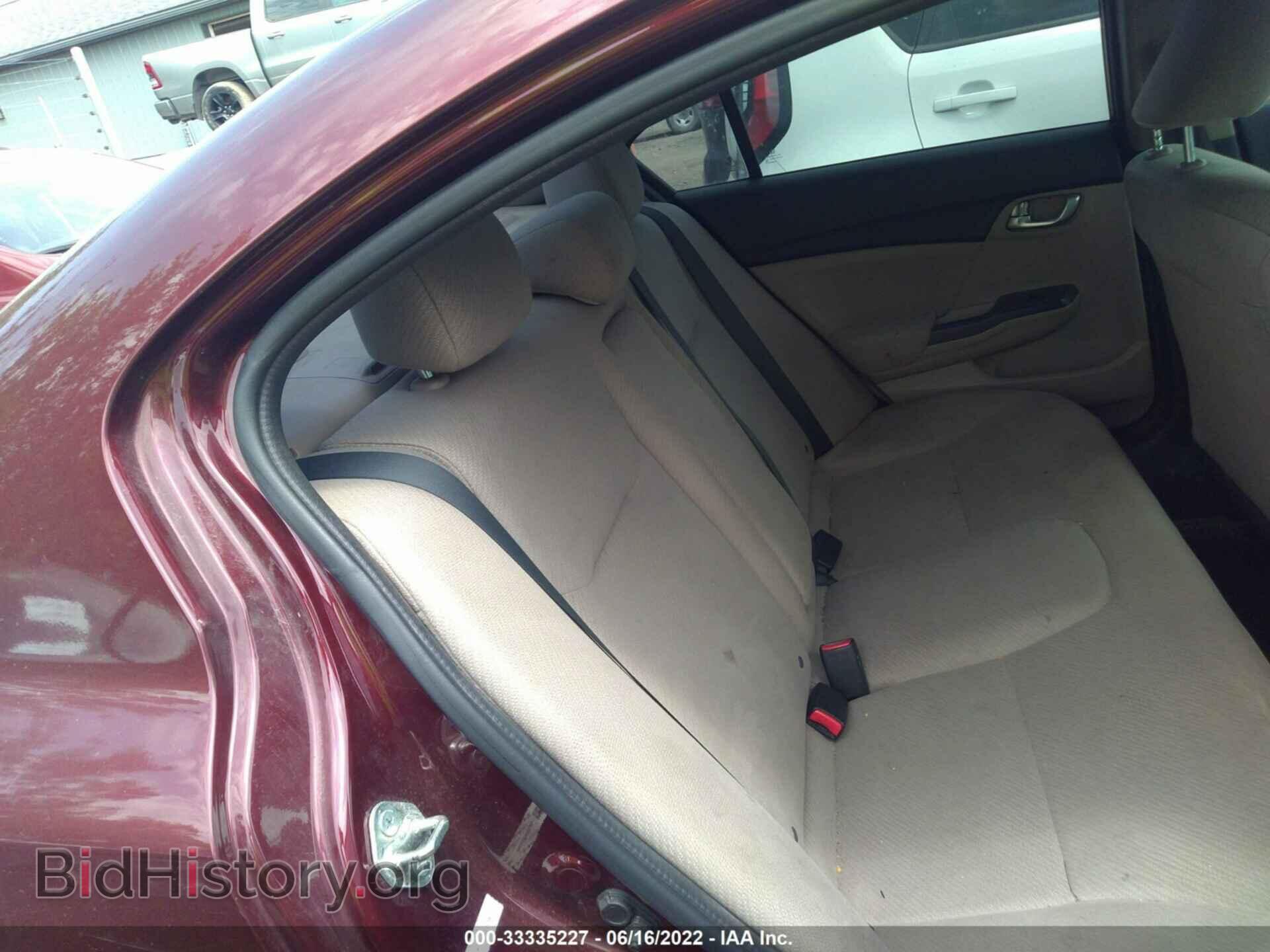 2013 HONDA CIVIC SDN - VIN: 19XFB2F89DE010794 - Фото 8