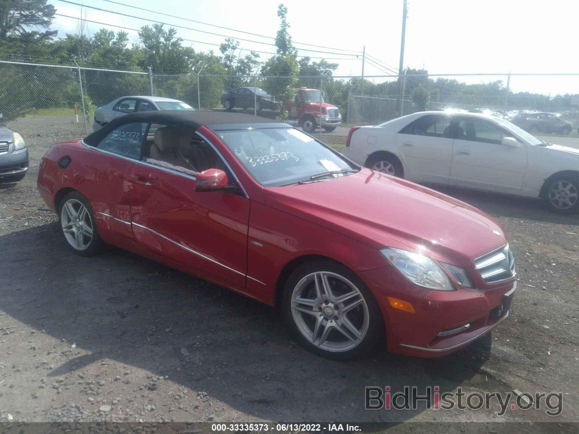 Photo WDDKK5KF0CF142177 - MERCEDES-BENZ E-CLASS 2012