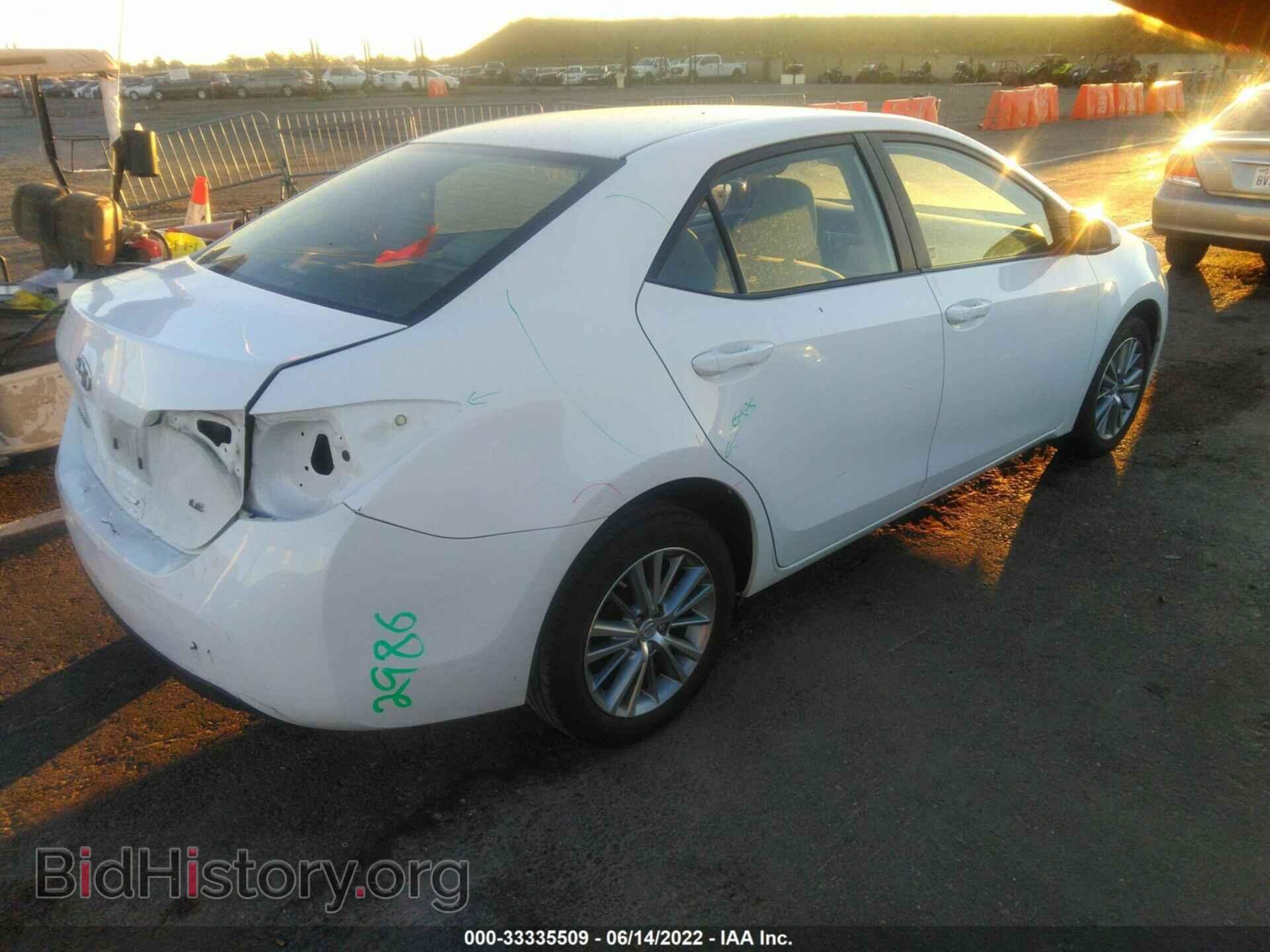 2014 TOYOTA COROLLA - VIN: 5YFBURHE3EP024582 - Фото 4