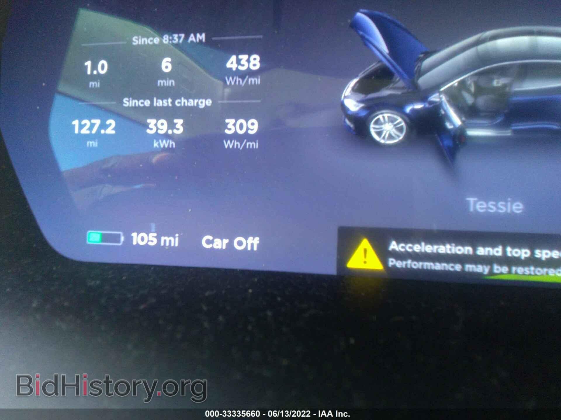 2014 TESLA MODEL S - VIN: 5YJSA1H12EFP44975 - Photo 7
