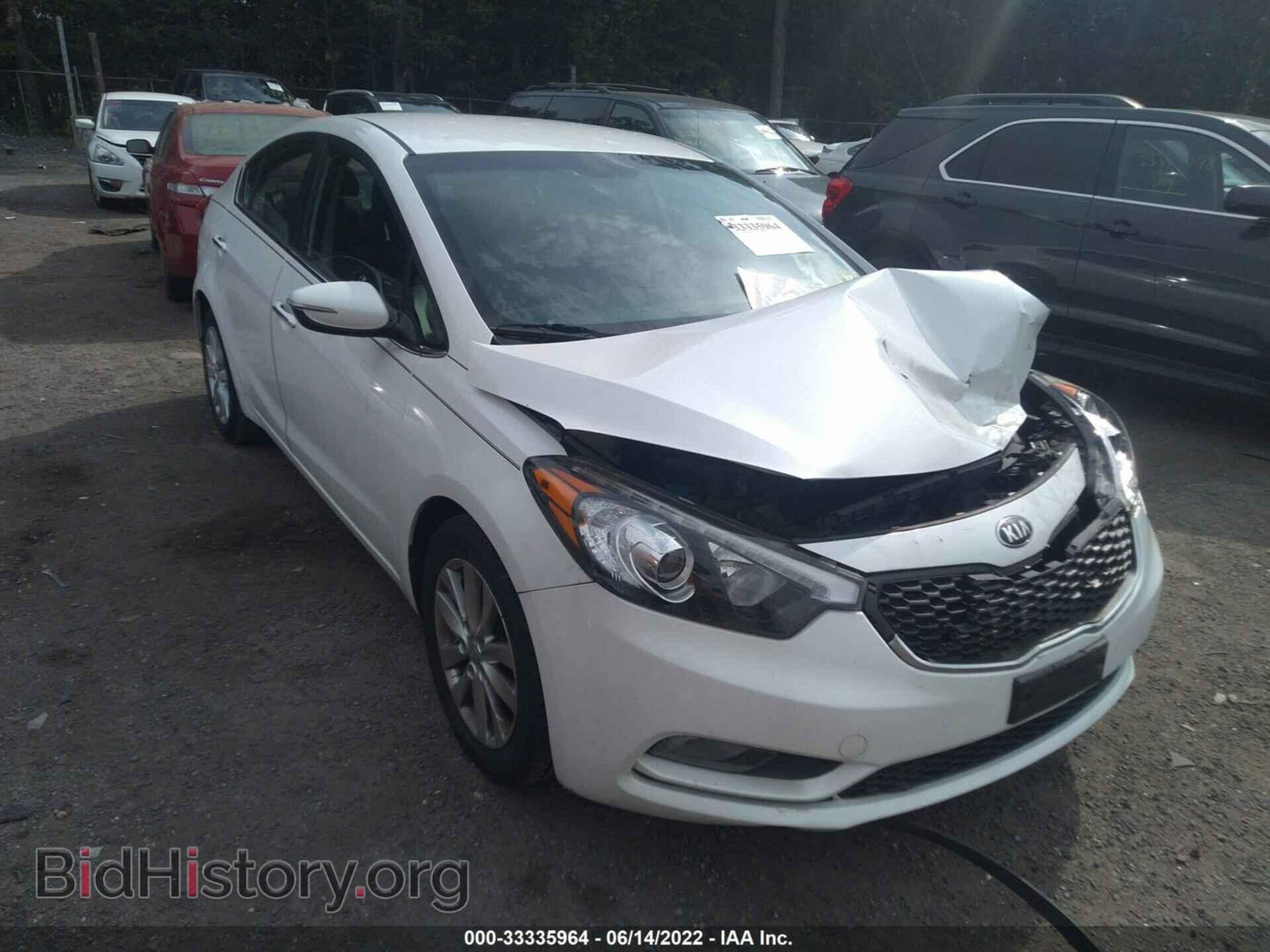 Photo KNAFX4A82E5199996 - KIA FORTE 2014