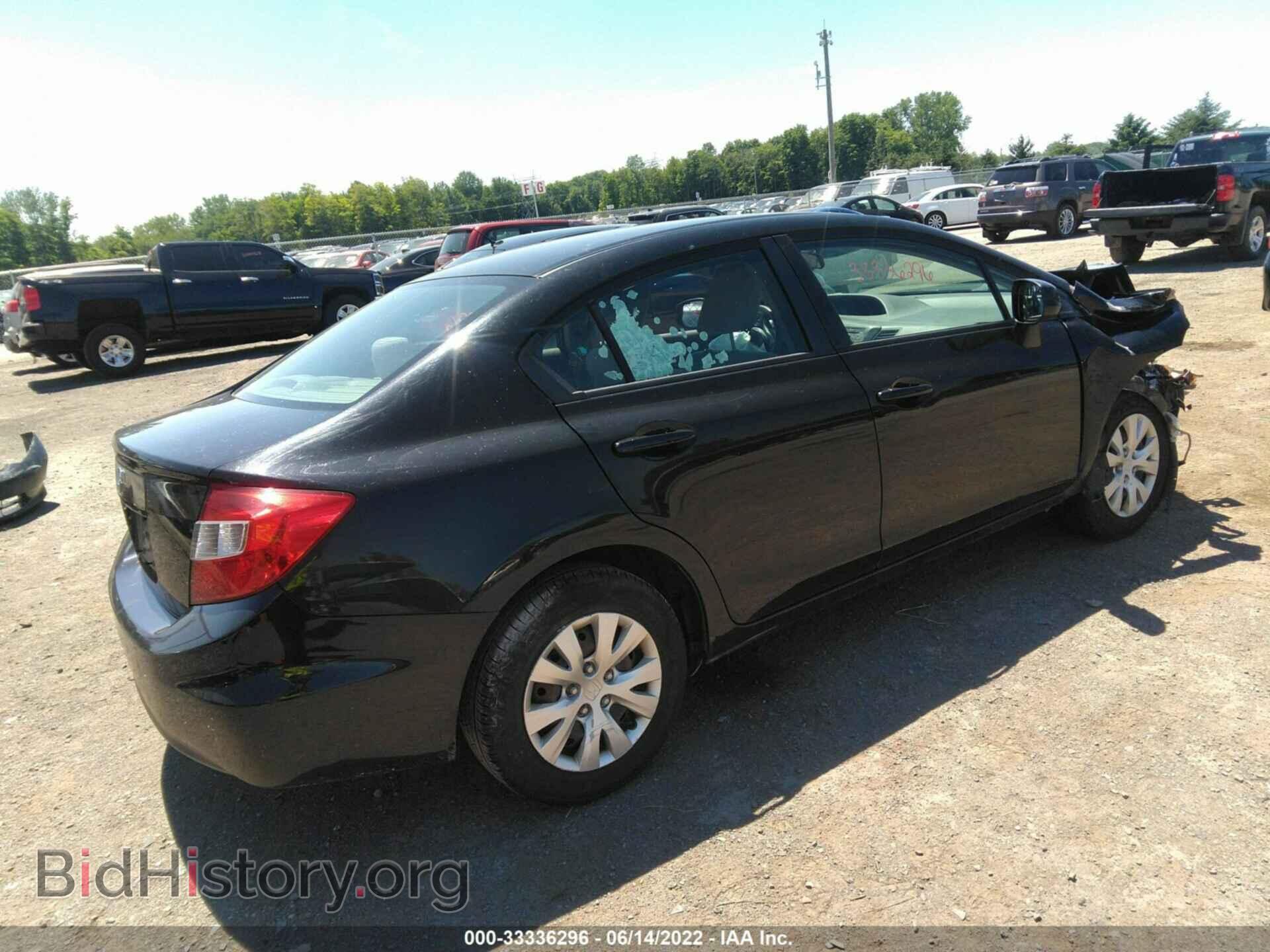2012 HONDA CIVIC SDN - VIN: 2HGFB2F55CH308513 - Фото 4
