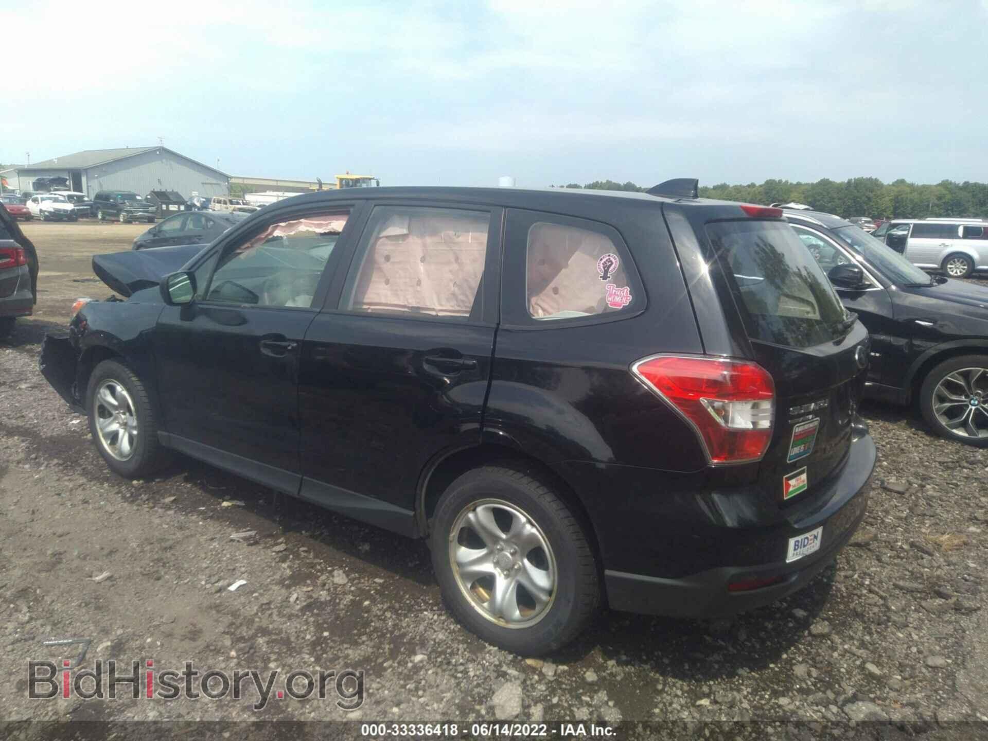 2016 SUBARU FORESTER - VIN: JF2SJAAC8GG504920 - Фото 3