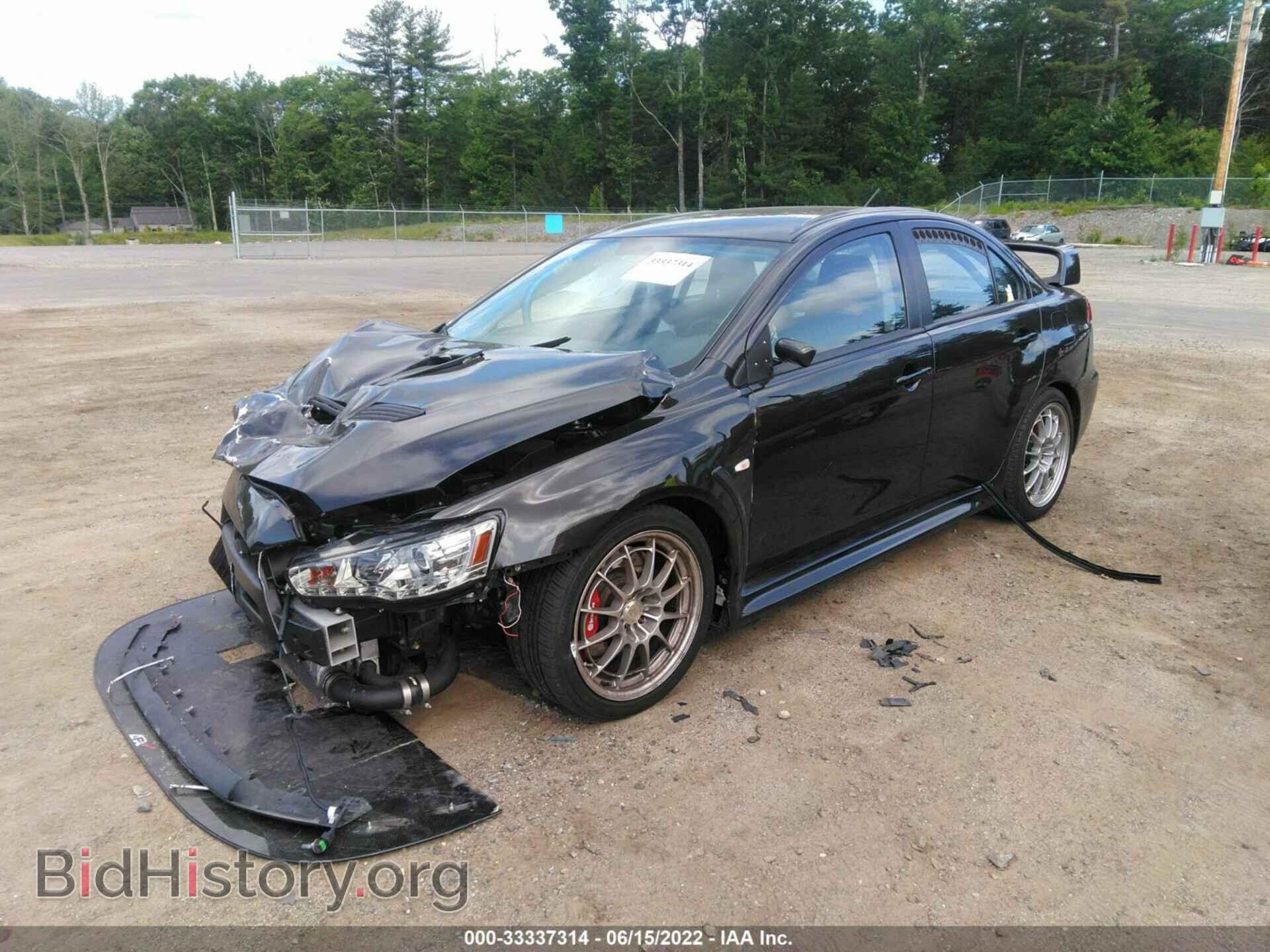 2013 MITSUBISHI LANCER EVOLUTION - VIN: JA32W8FV2DU023561 - Фото 2