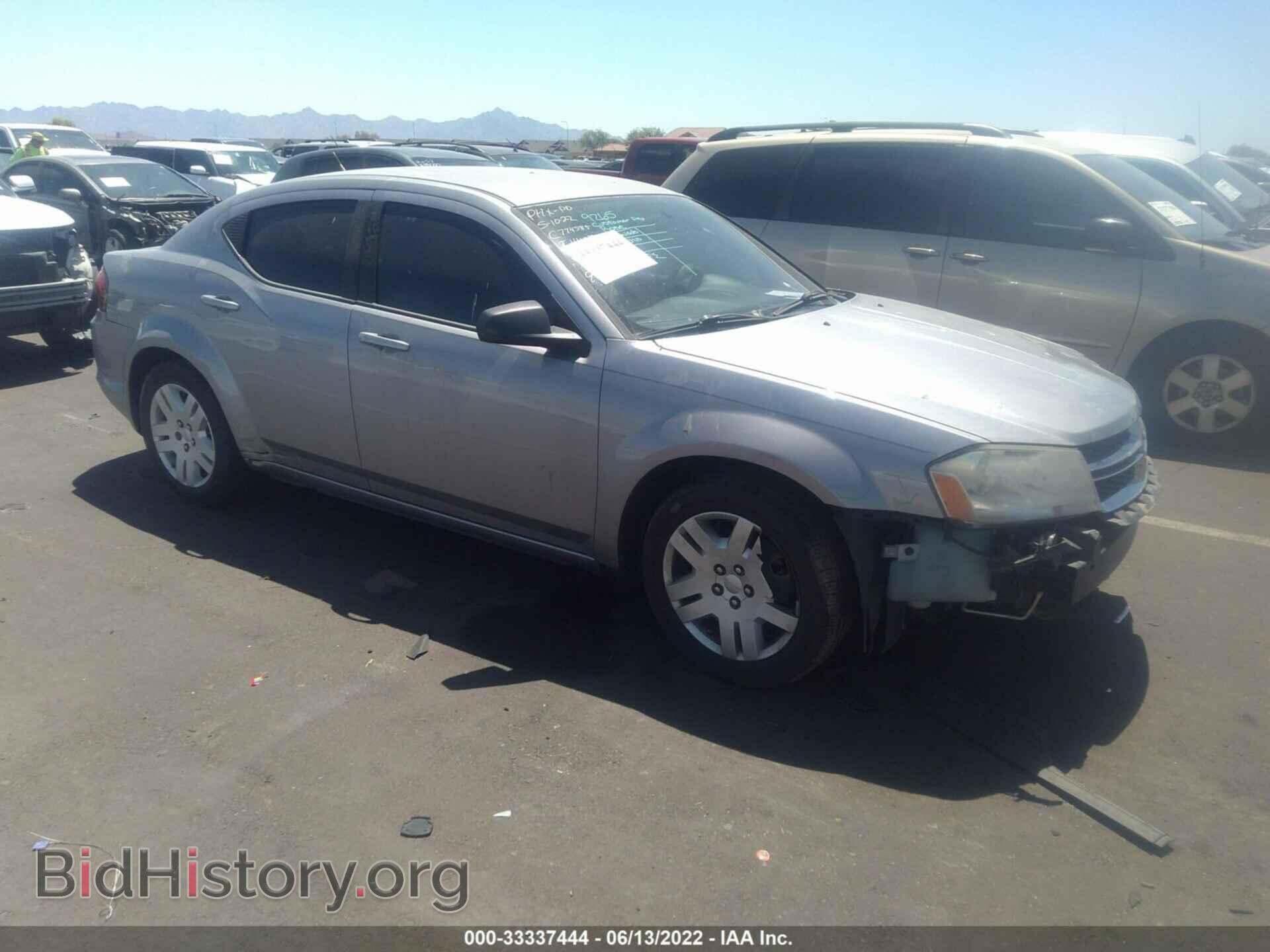 Photo 1C3CDZAG4EN219513 - DODGE AVENGER 2014