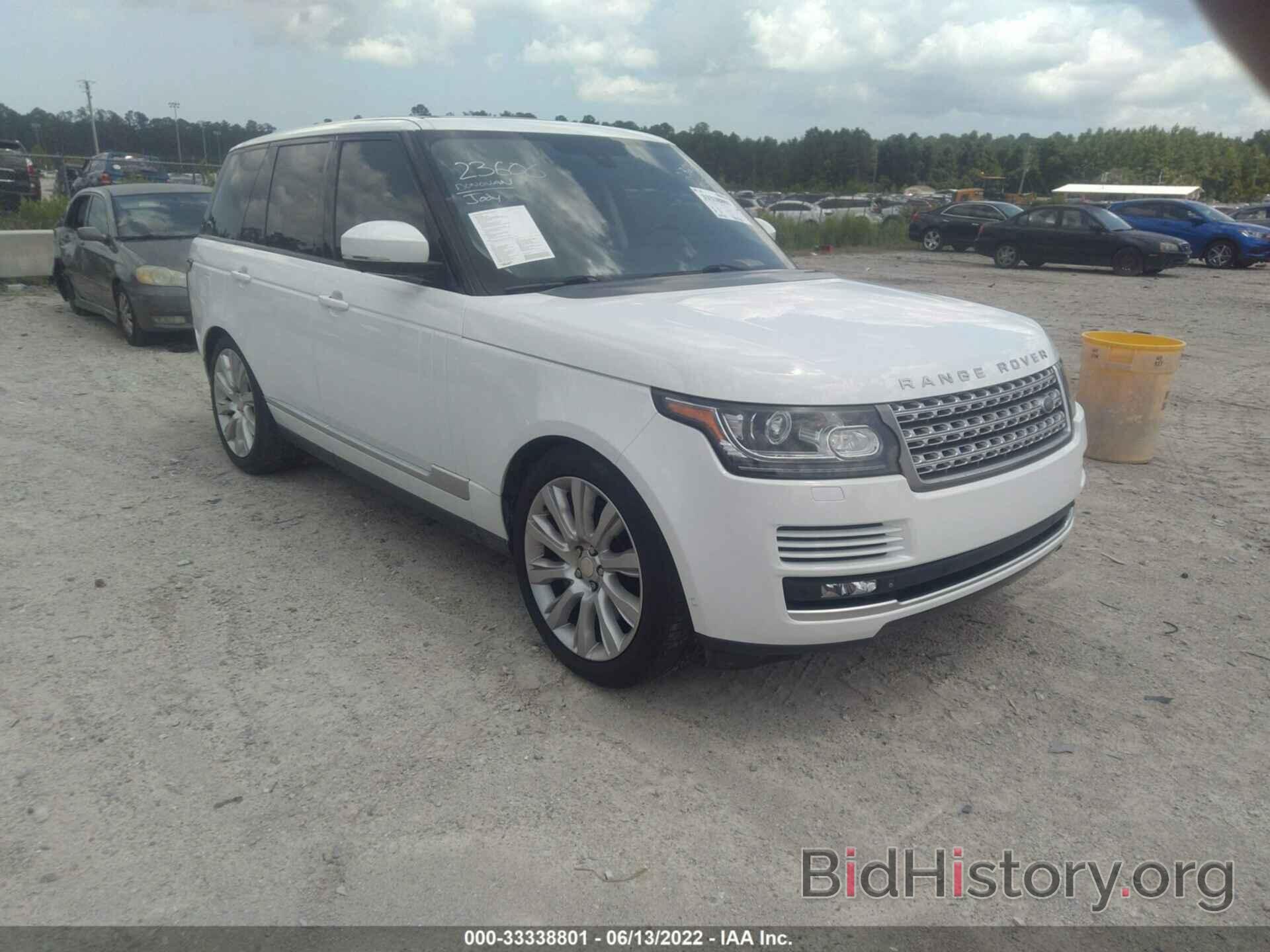 Photo SALGS2TFXFA210458 - LAND ROVER RANGE ROVER 2015