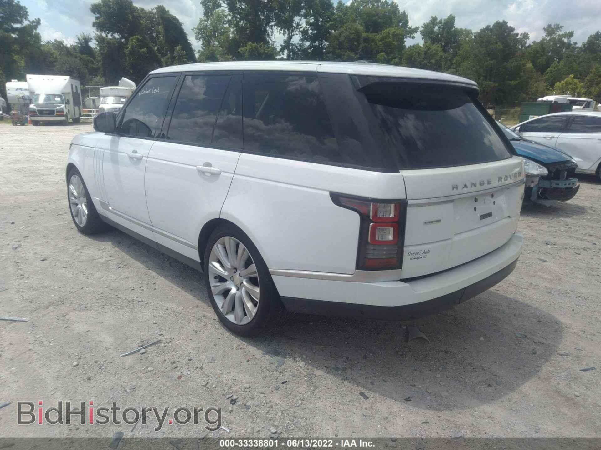 2015 LAND ROVER RANGE ROVER - VIN: SALGS2TFXFA210458 - Photo 3