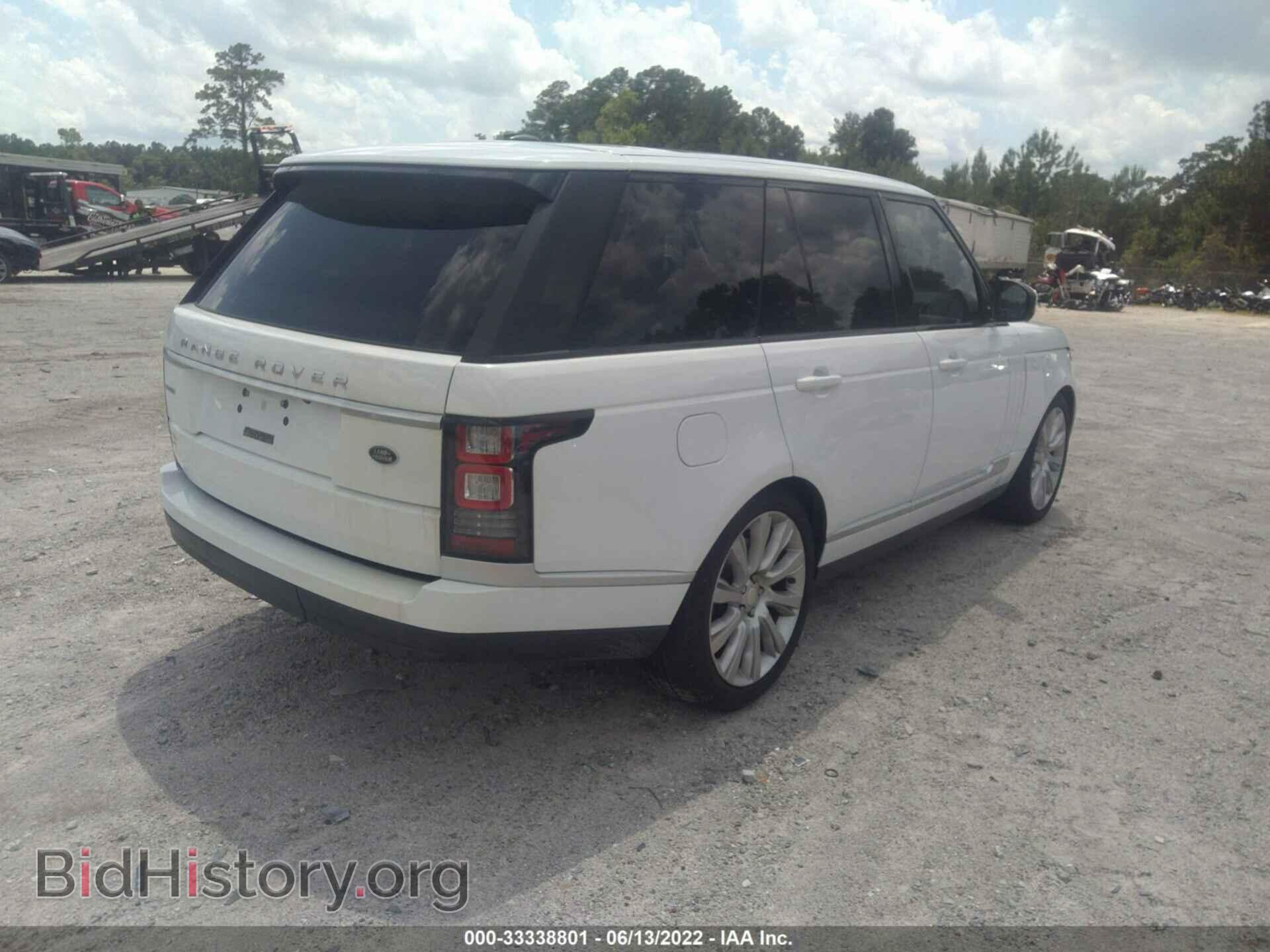 2015 LAND ROVER RANGE ROVER - VIN: SALGS2TFXFA210458 - Photo 4