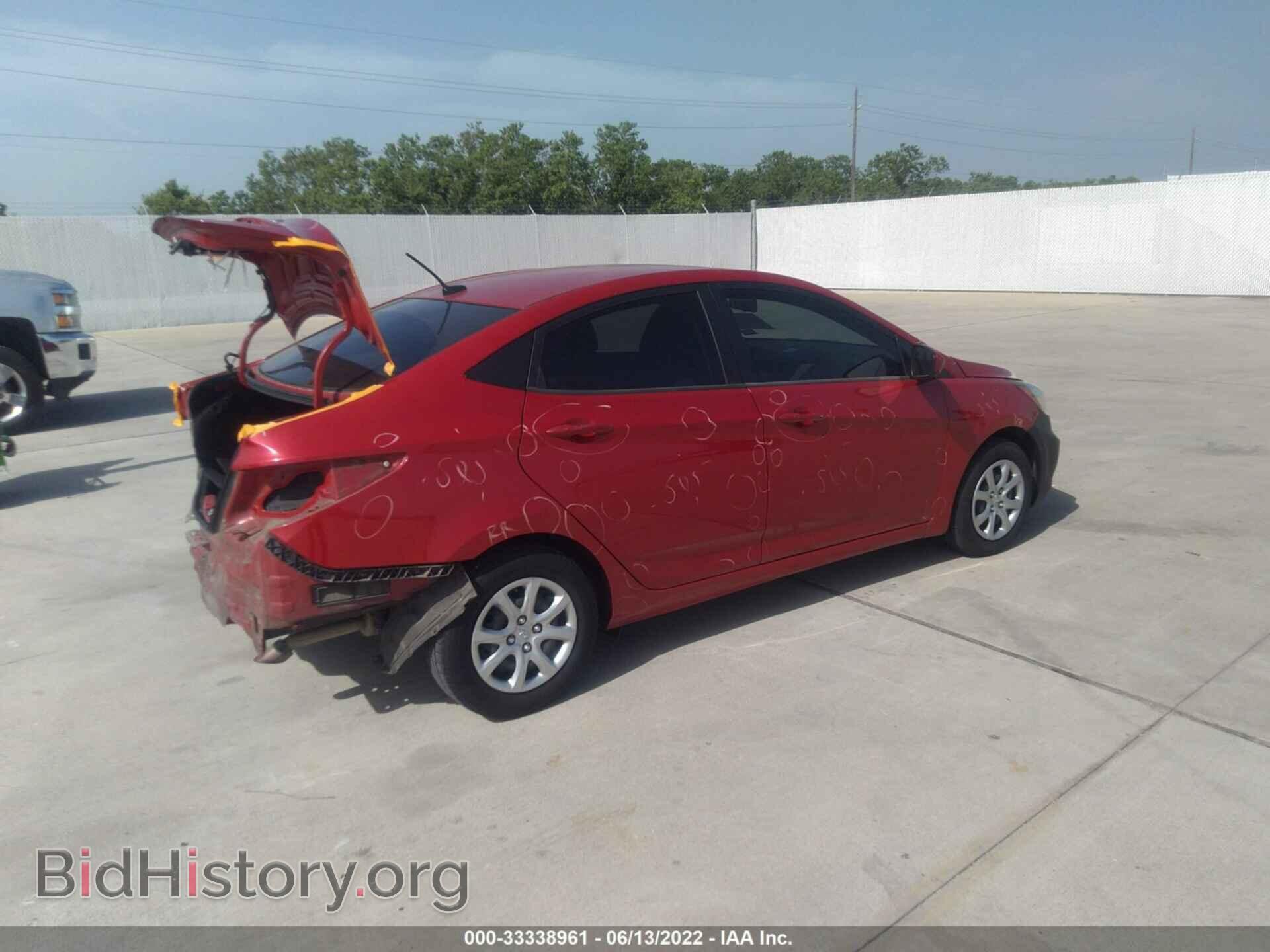 2014 HYUNDAI ACCENT - VIN: KMHCT4AE8EU677931 - Фото 4