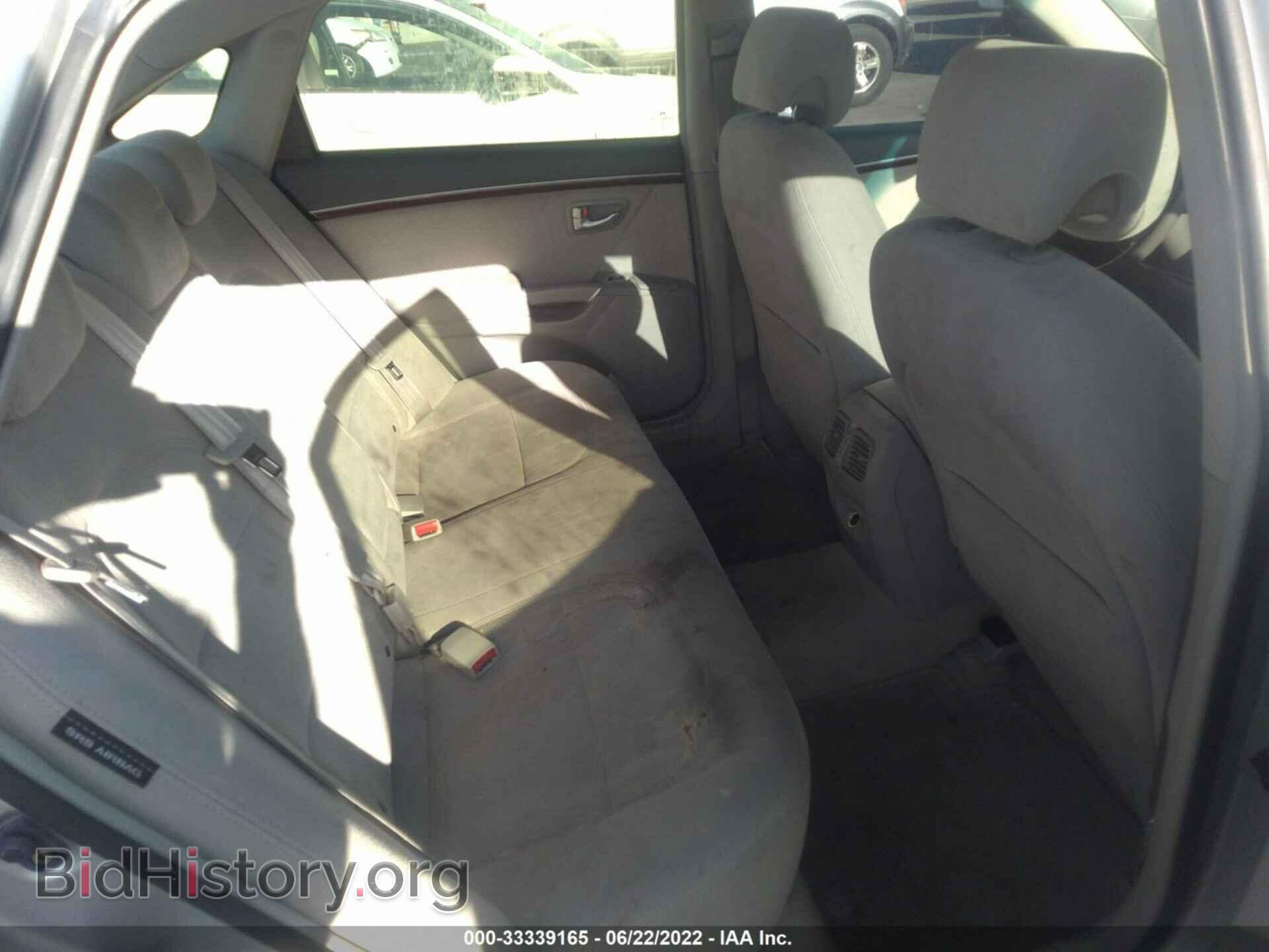 2006 HYUNDAI AZERA - VIN: KMHFC46F06A113045 - Фото 8
