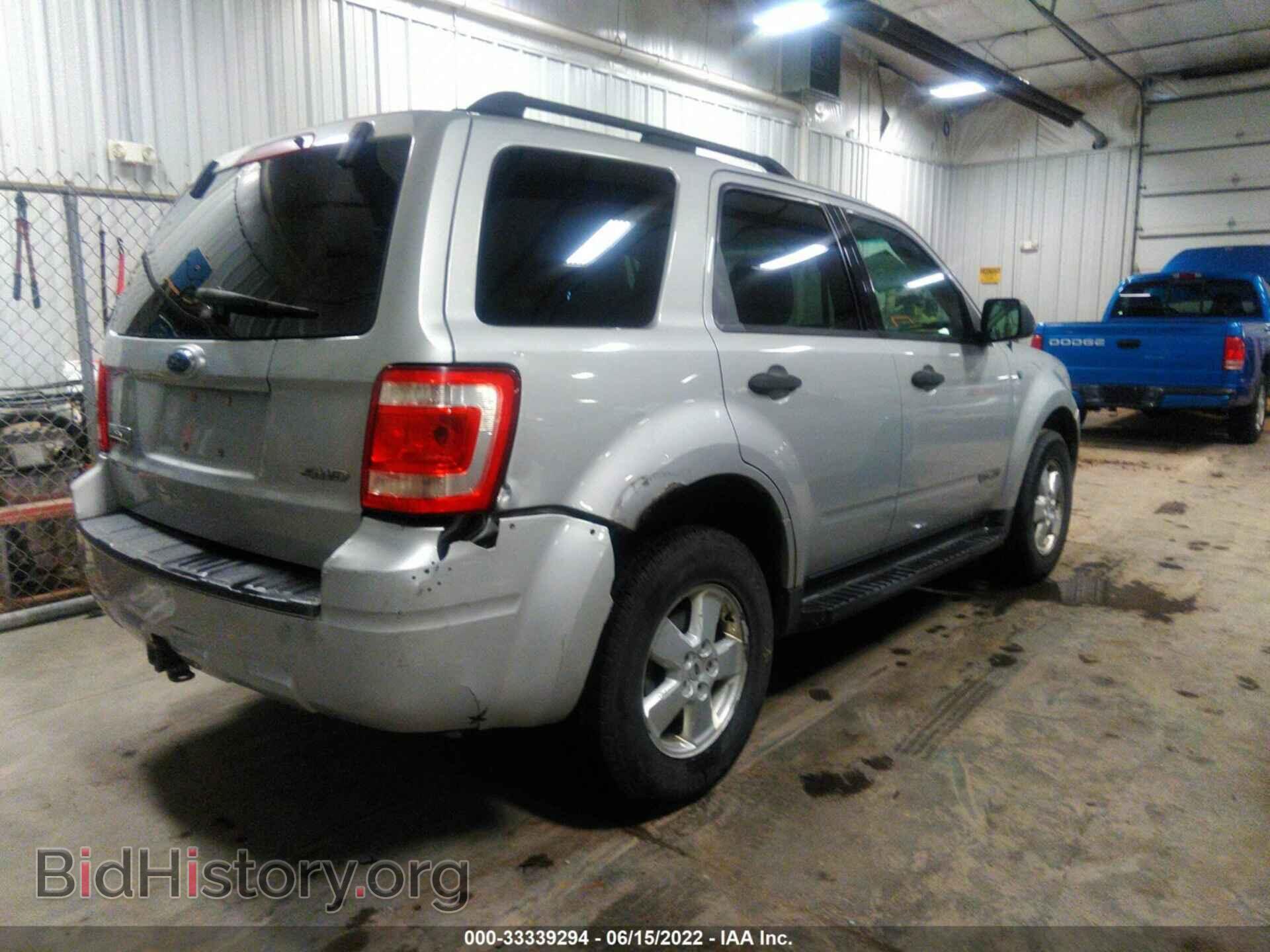 2008 FORD ESCAPE - VIN: 1FMCU93198KD57442 - Фото 4