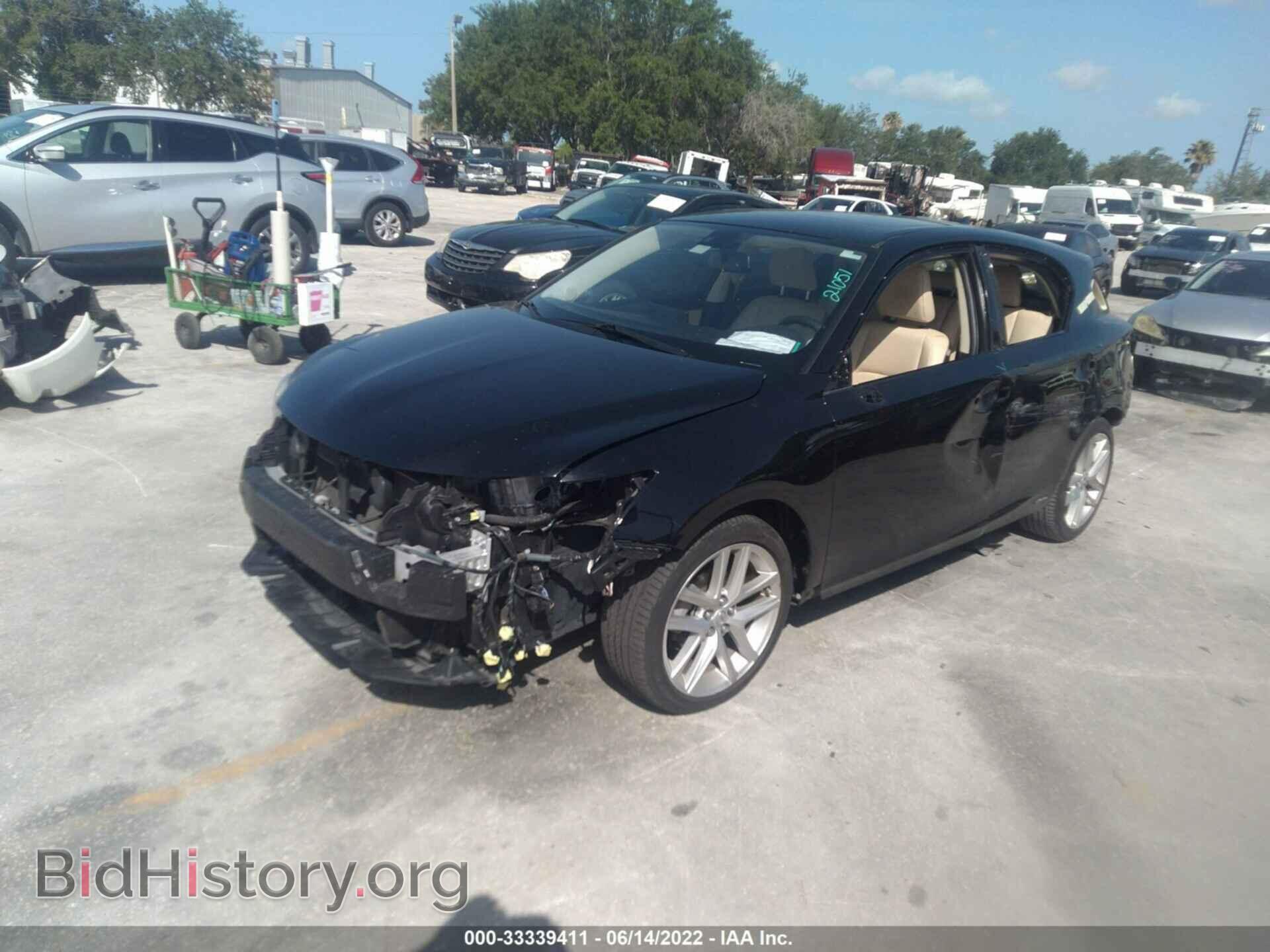2014 LEXUS CT 200H - VIN: JTHKD5BH1E2185666 - Фото 2