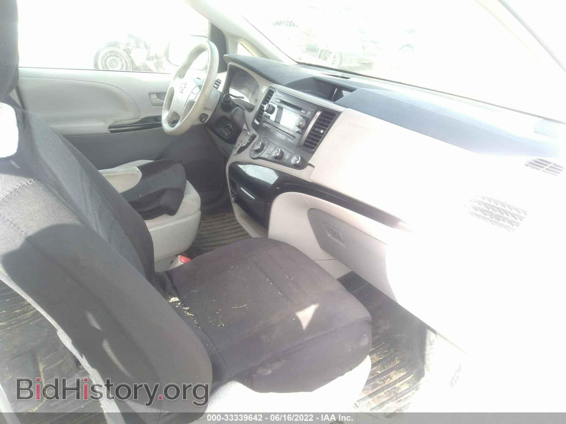 2012 TOYOTA SIENNA - VIN: 5TDKA3DC0CS014316 - Фото 5