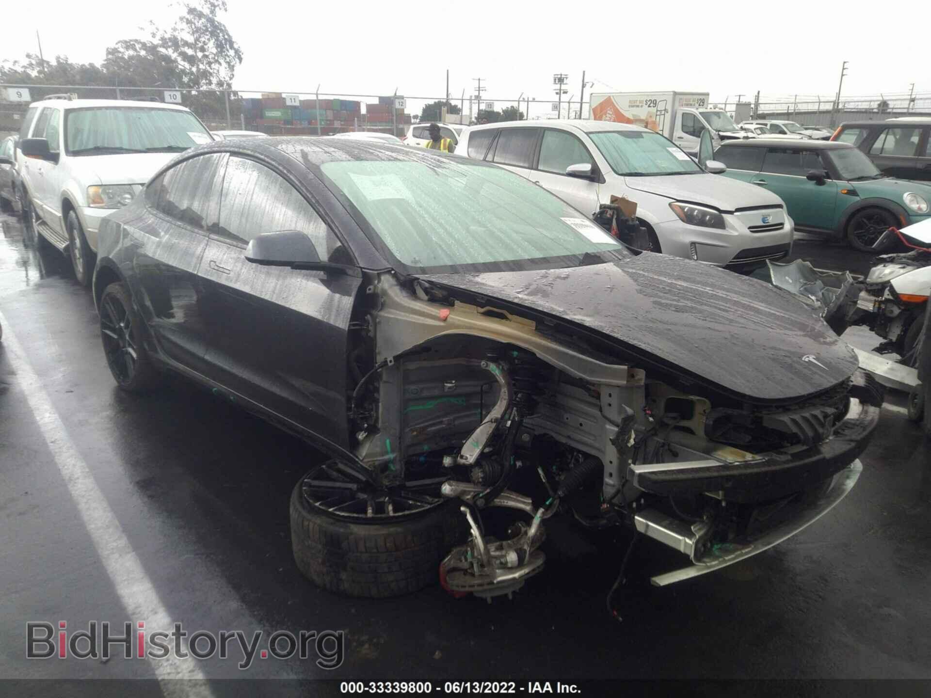 Photo 5YJ3E1EB2MF937616 - TESLA MODEL 3 2021