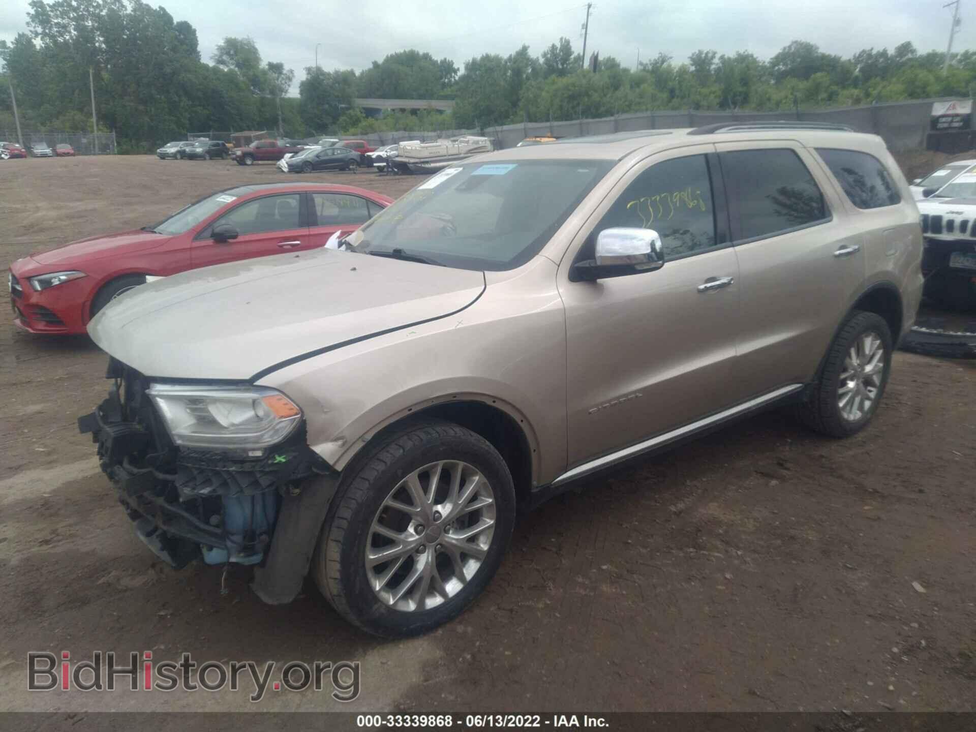 2014 DODGE DURANGO - VIN: 1C4RDJEG7EC550891 - Photo 2