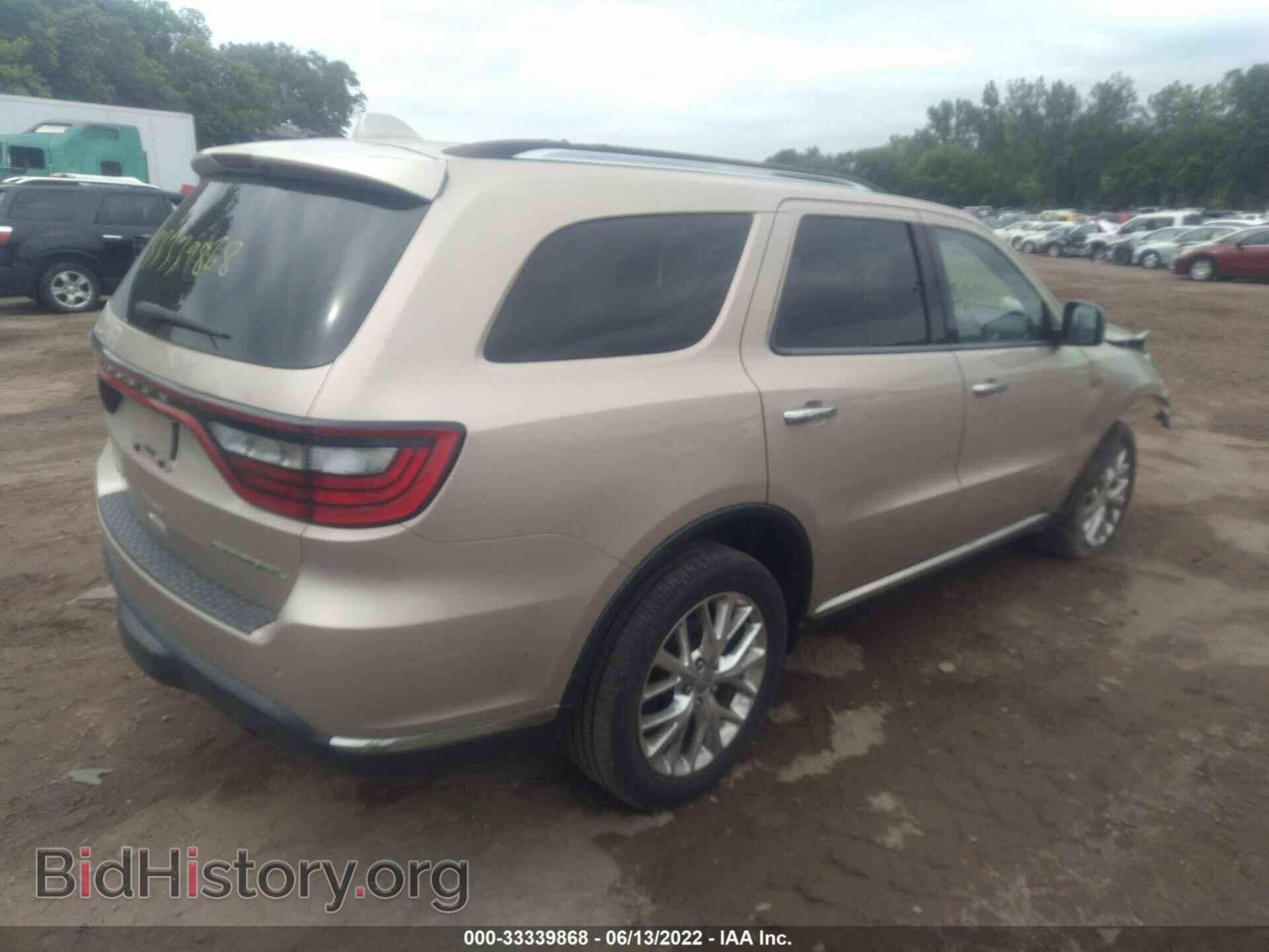 2014 DODGE DURANGO - VIN: 1C4RDJEG7EC550891 - Photo 4