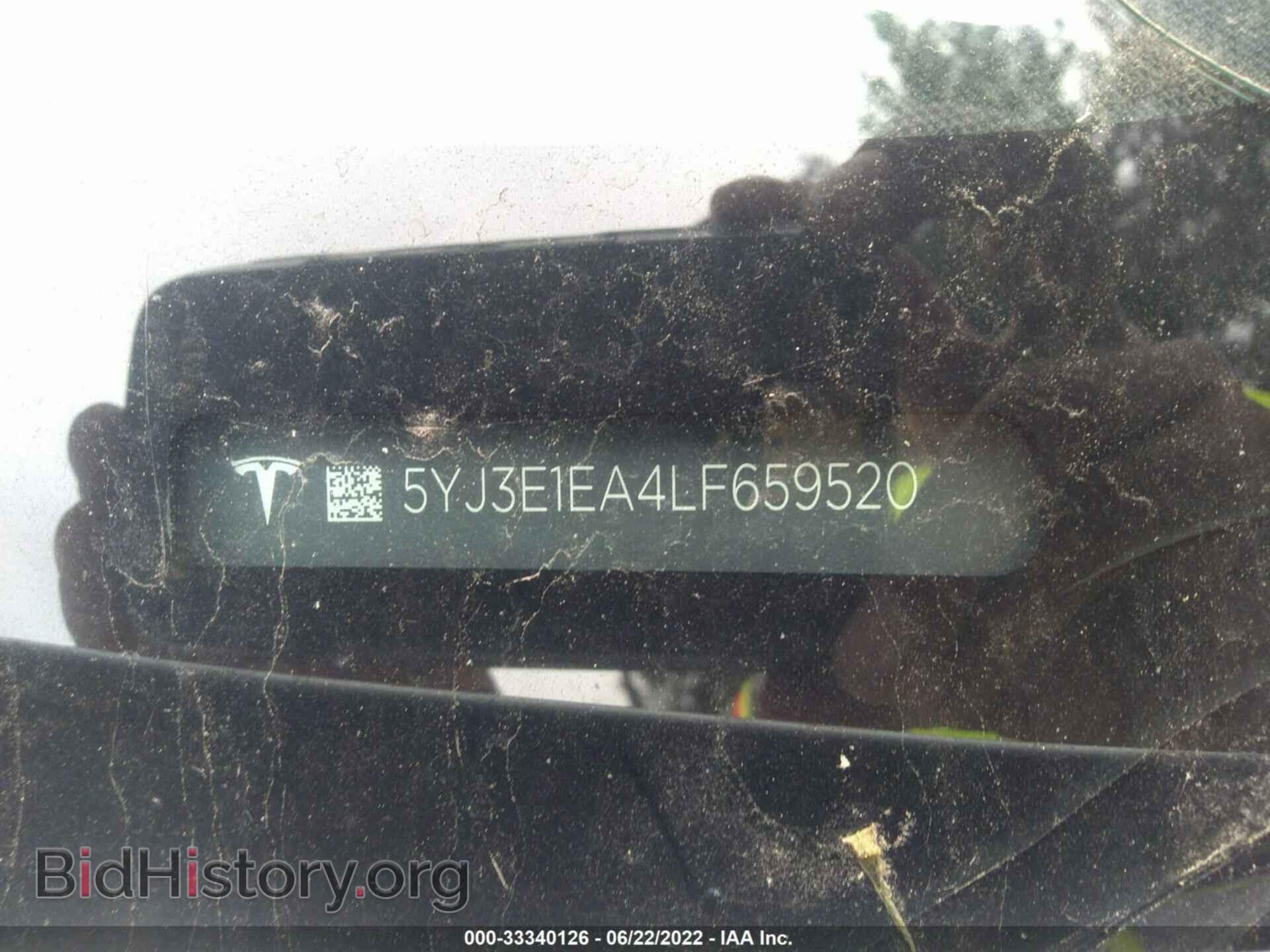 2020 TESLA MODEL 3 - VIN: 5YJ3E1EA4LF659520 - Фото 9