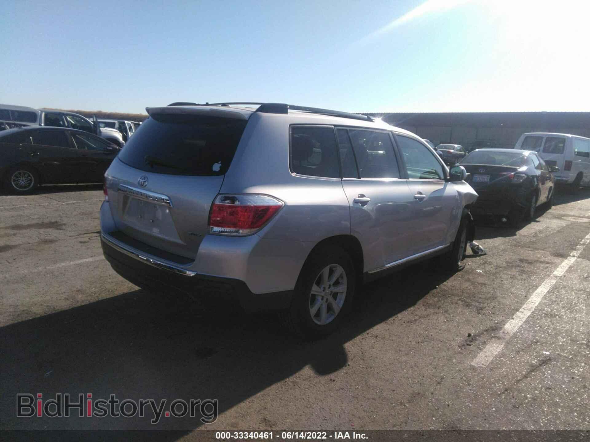 2012 TOYOTA HIGHLANDER - VIN: 5TDBK3EH3CS121741 - Фото 4