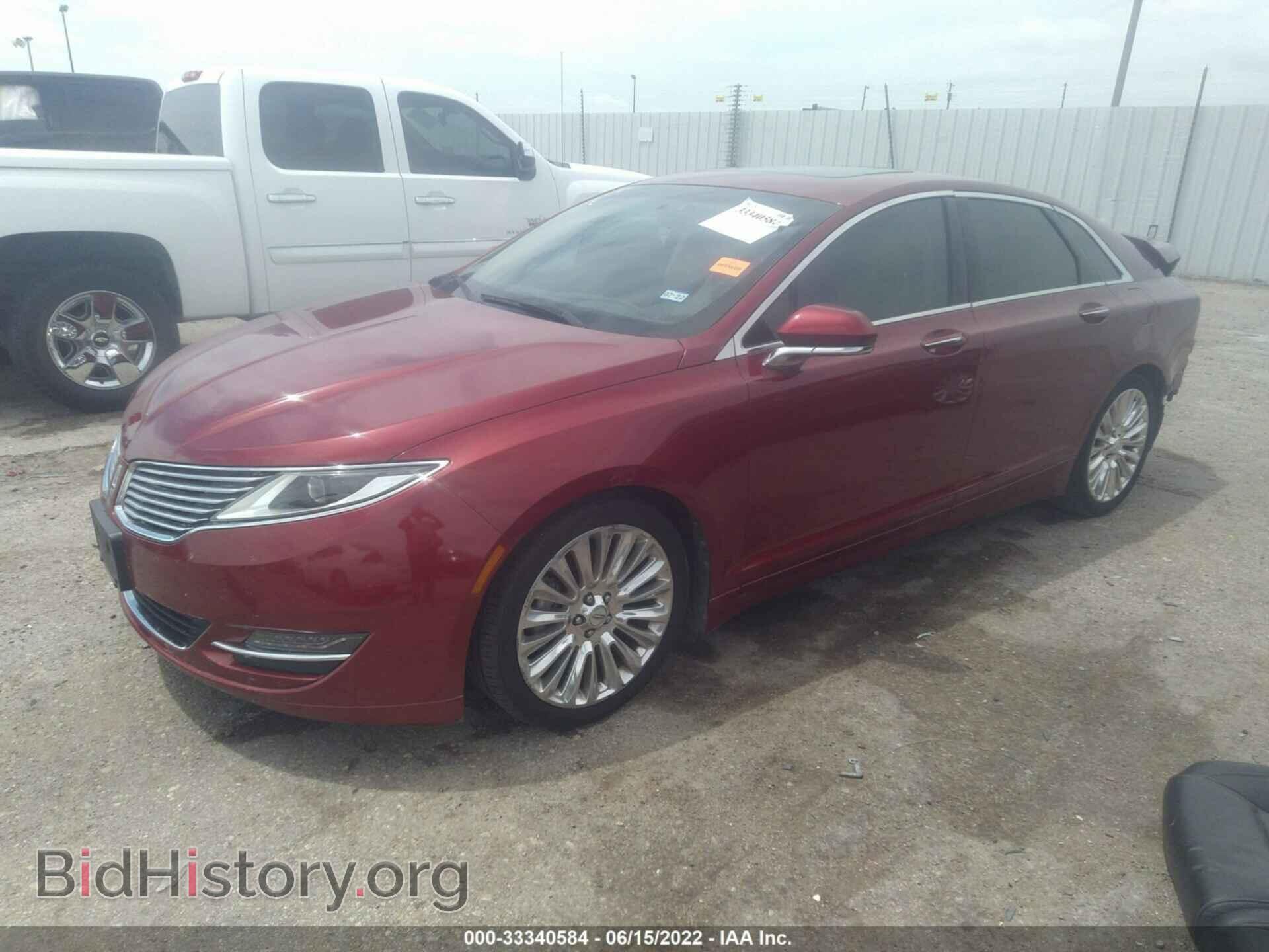 2013 LINCOLN MKZ - VIN: 3LN6L2G94DR804496 - Фото 2
