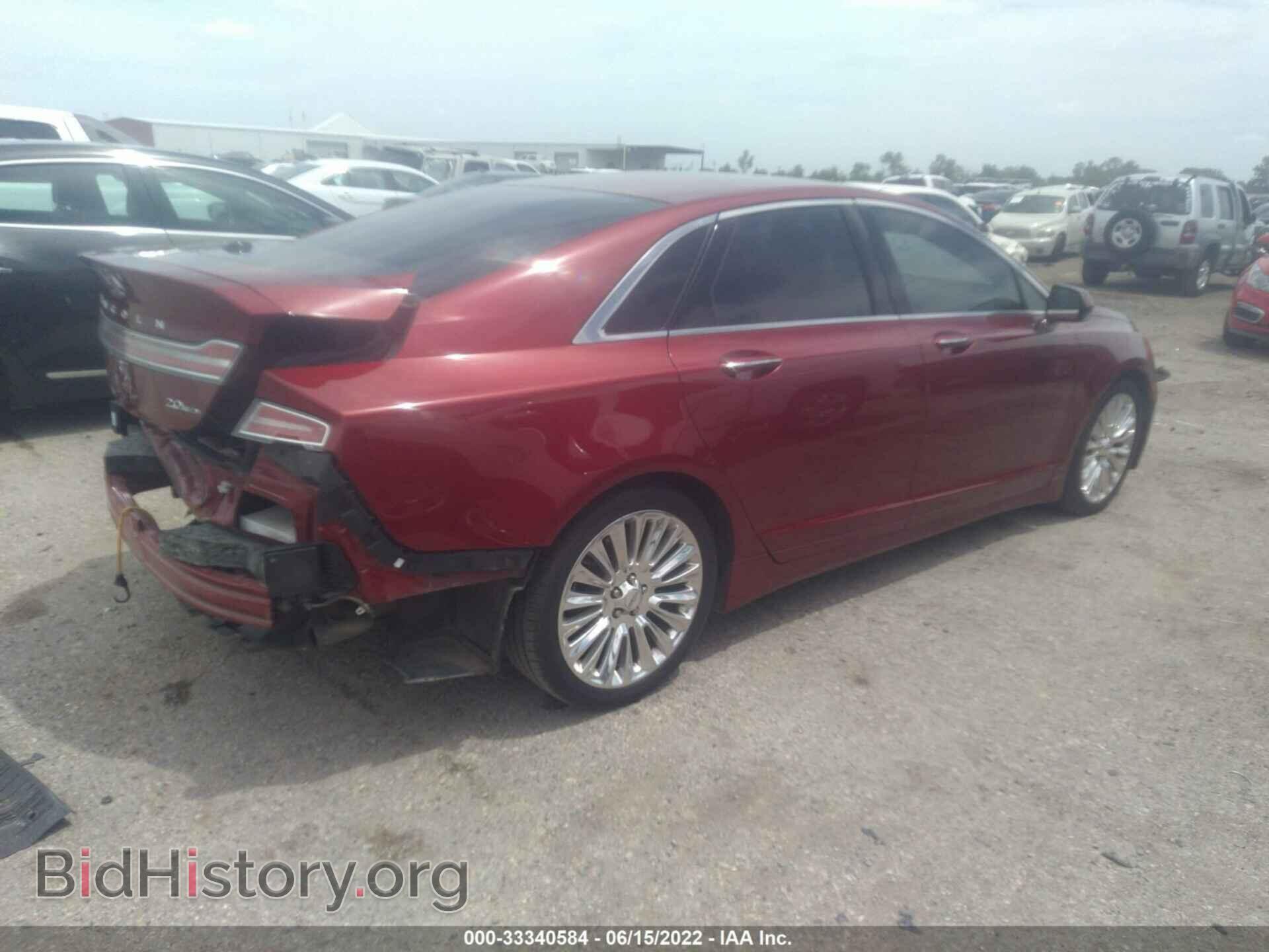 2013 LINCOLN MKZ - VIN: 3LN6L2G94DR804496 - Фото 4