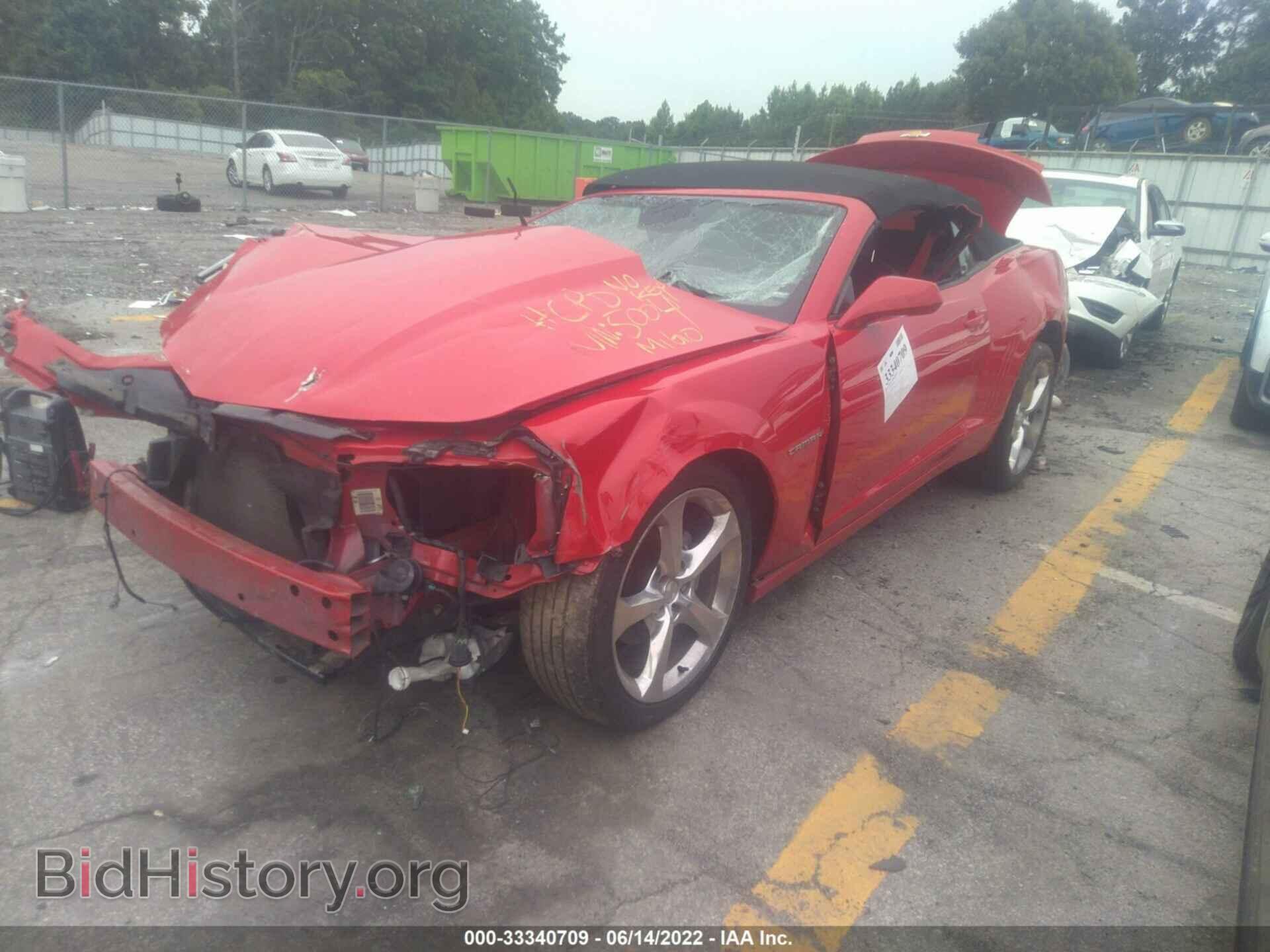 2015 CHEVROLET CAMARO - VIN: 2G1FF3D30F9235004 - Фото 2