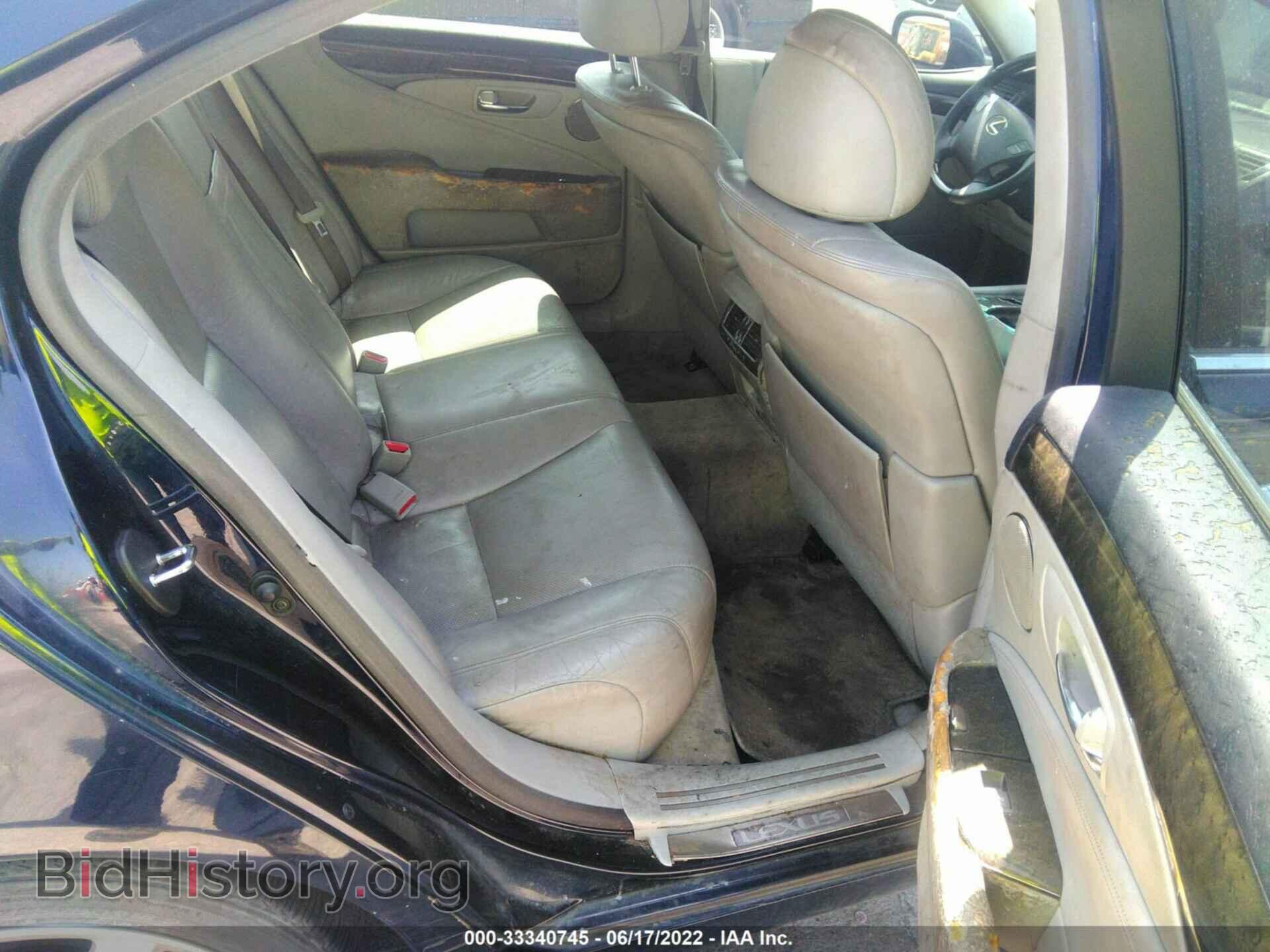 2007 LEXUS LS 460 - VIN: JTHBL46F275033760 - Фото 8