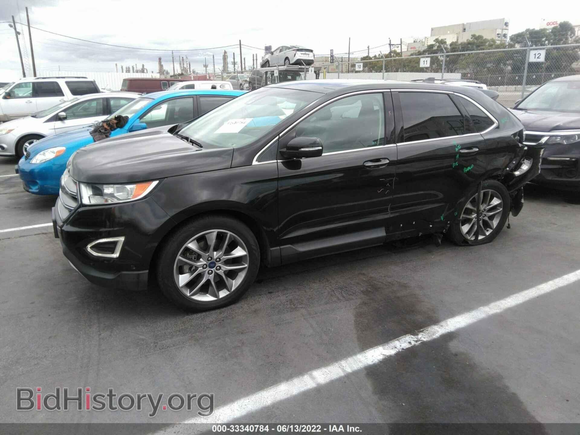 2015 FORD EDGE - VIN: 2FMPK3K87FBB67701 - Фото 2