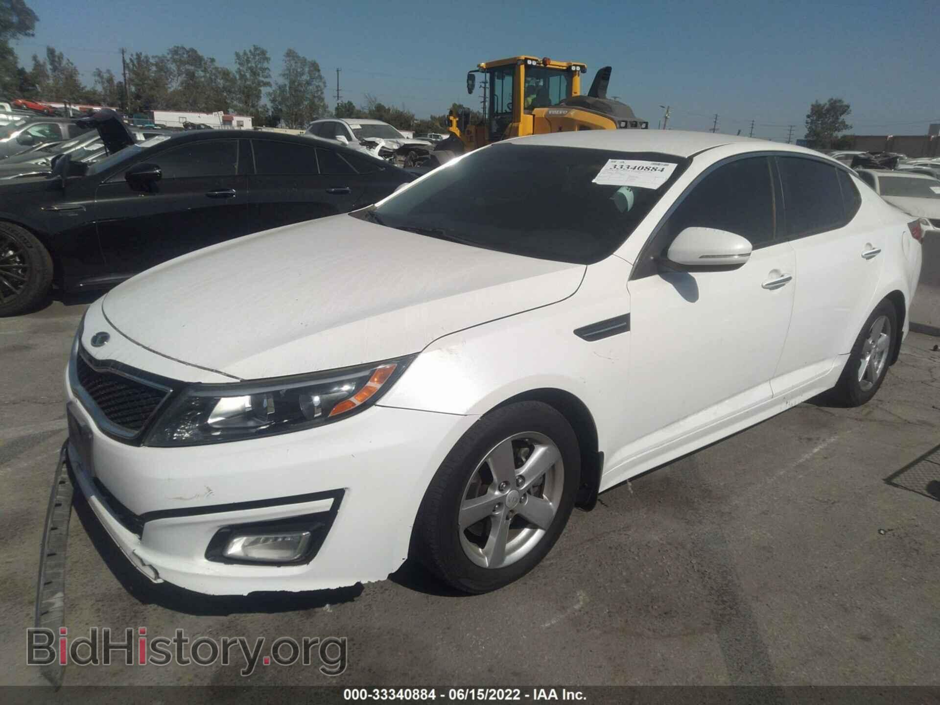 2015 KIA OPTIMA - VIN: 5XXGM4A70FG386609 - Фото 2