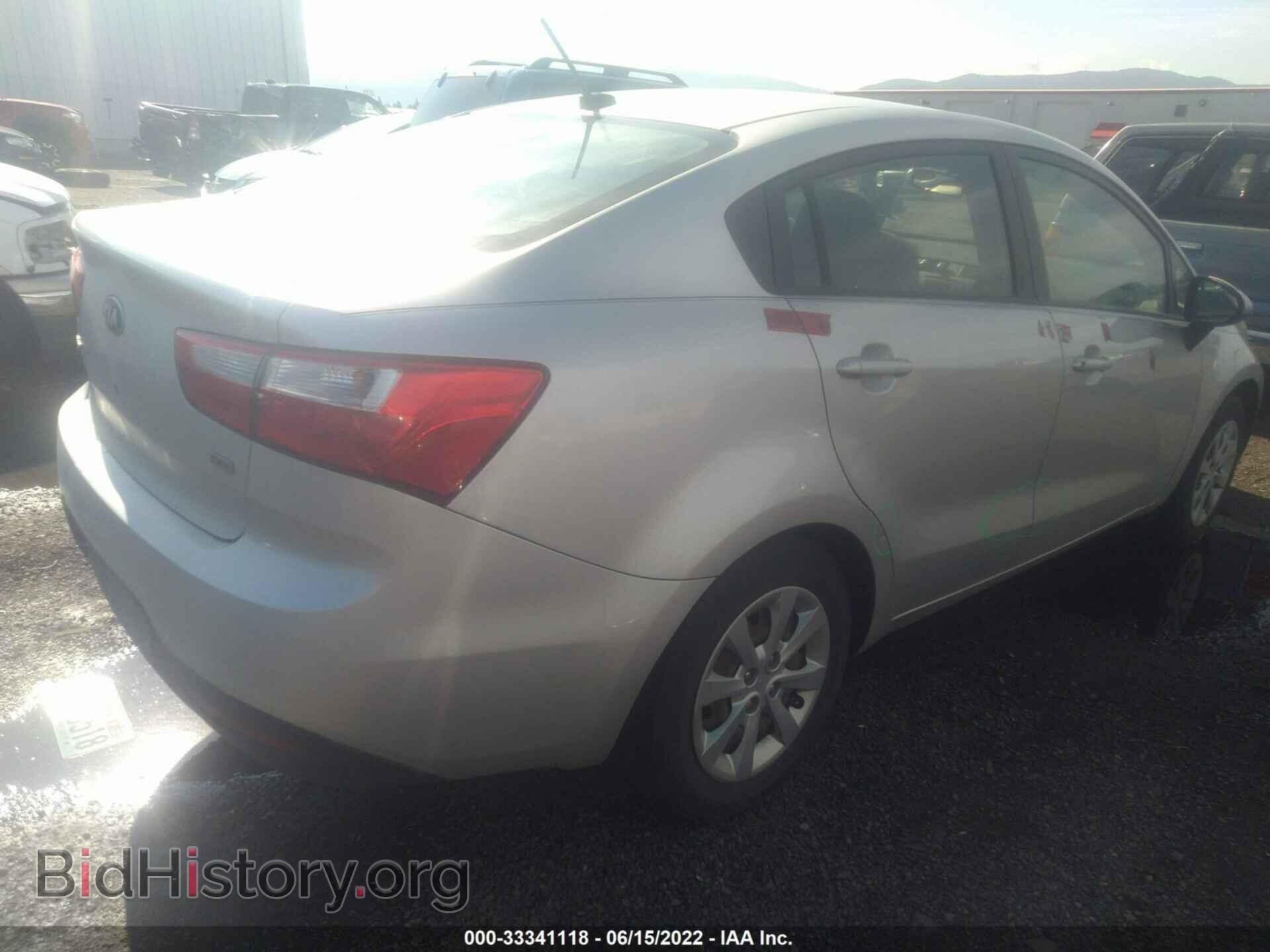 2013 KIA RIO - VIN: KNADM4A37D6247361 - Фото 4