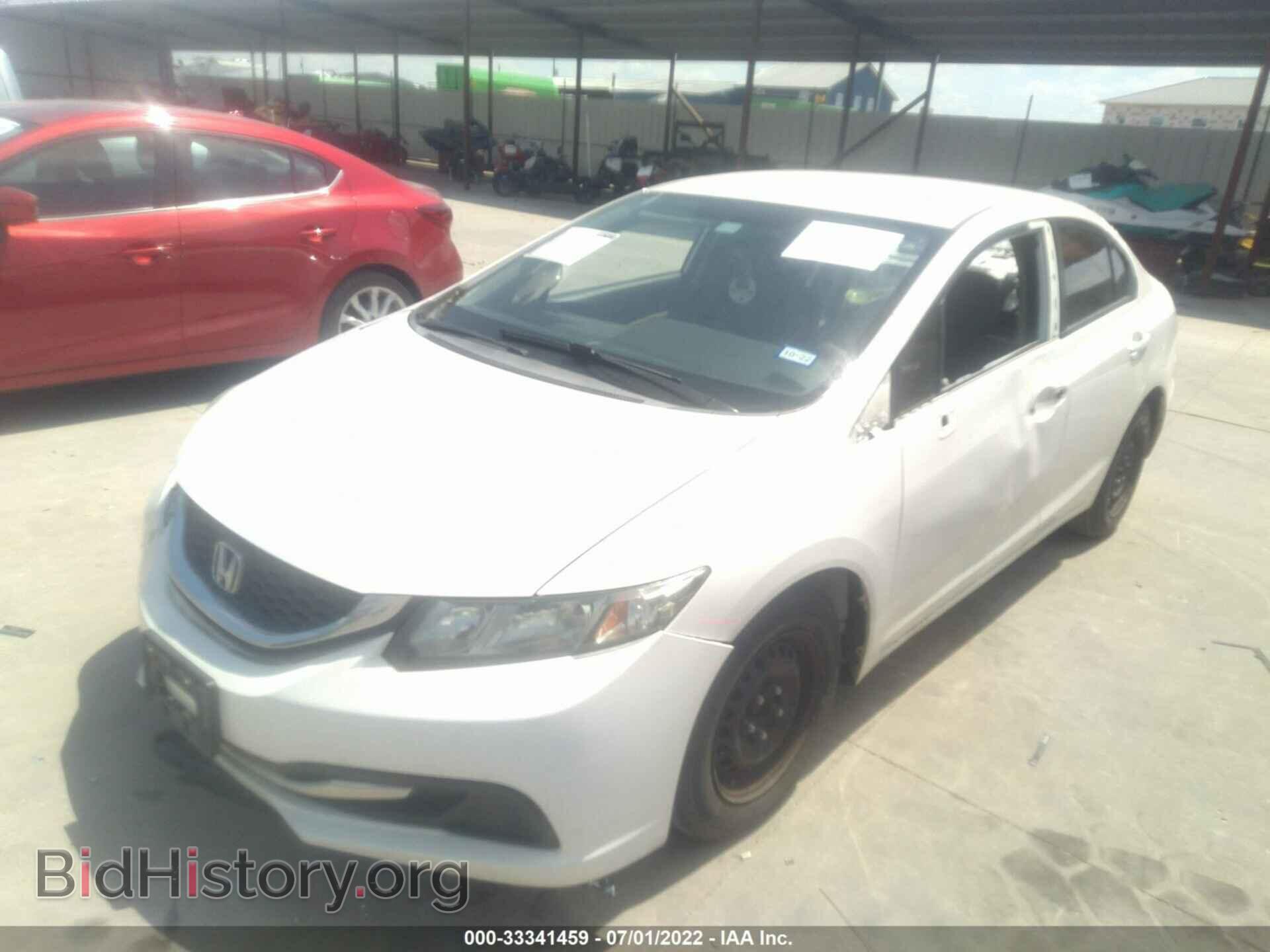 2013 HONDA CIVIC SDN - VIN: 19XFB2F51DE076357 - Фото 2