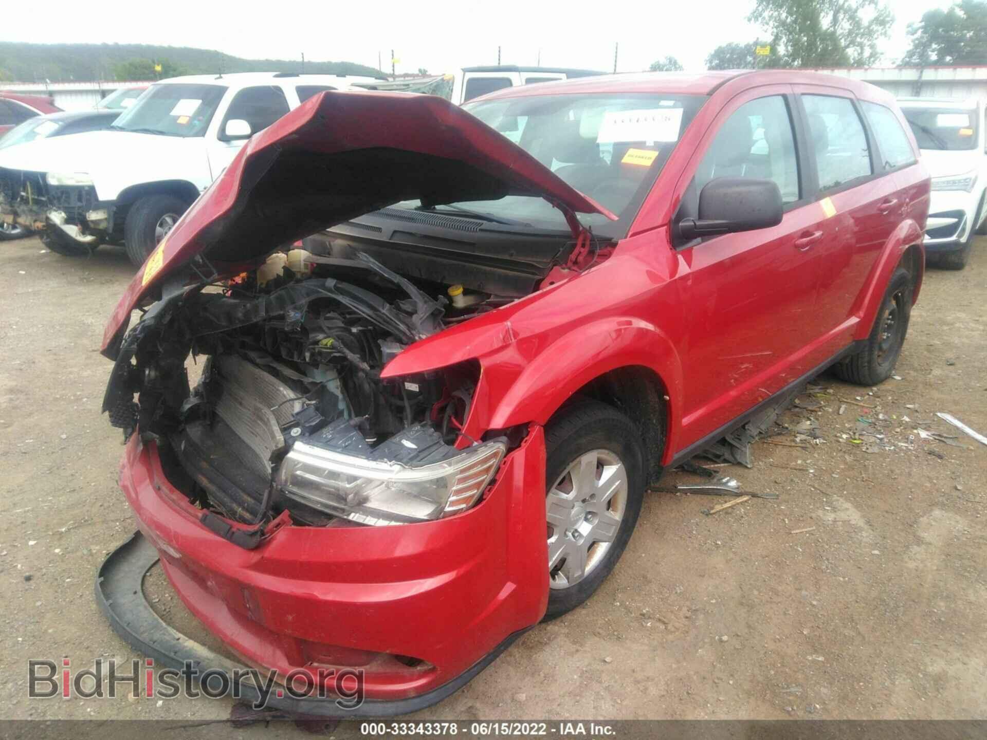 2012 DODGE JOURNEY - VIN: 3C4PDCAB4CT275740 - Фото 2
