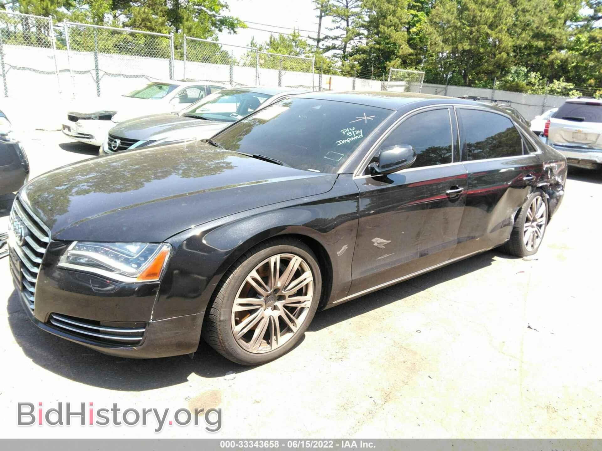 2013 AUDI A8 L - VIN: WAUR2AFD8DN010069 - Фото 2