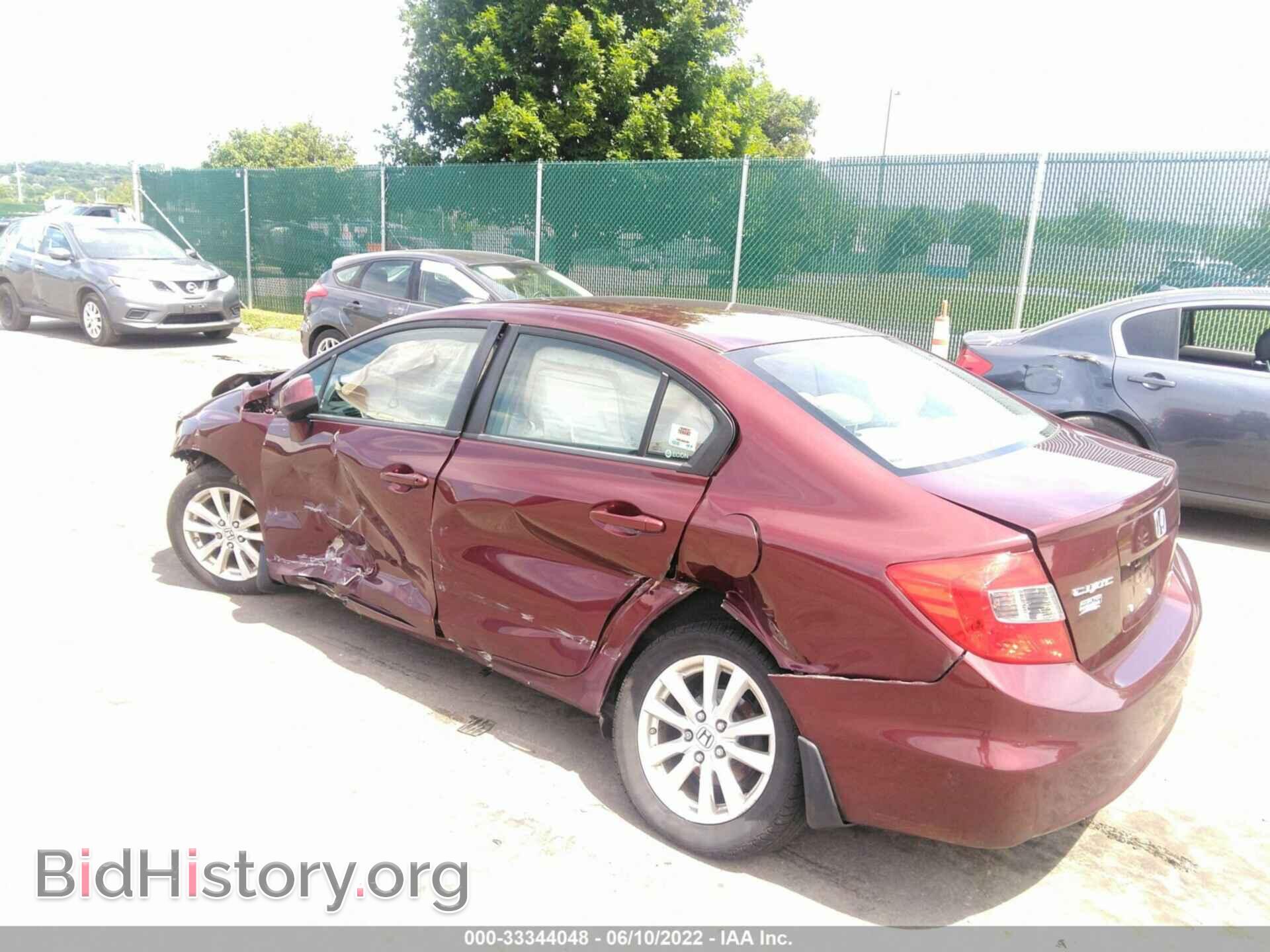 2012 HONDA CIVIC SDN - VIN: 19XFB2F85CE372281 - Фото 3