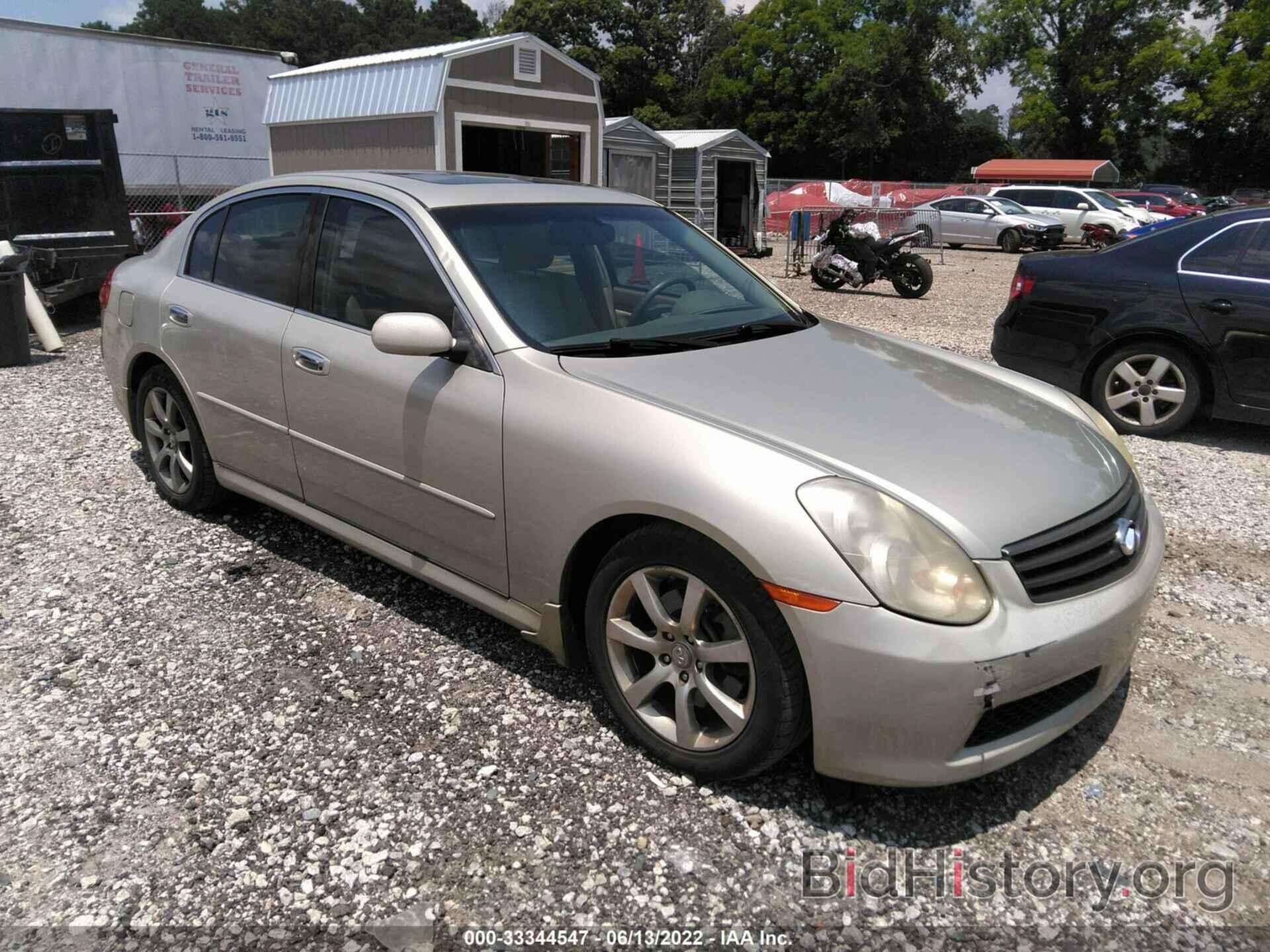 Photo JNKCV51E06M515019 - INFINITI G35 SEDAN 2006