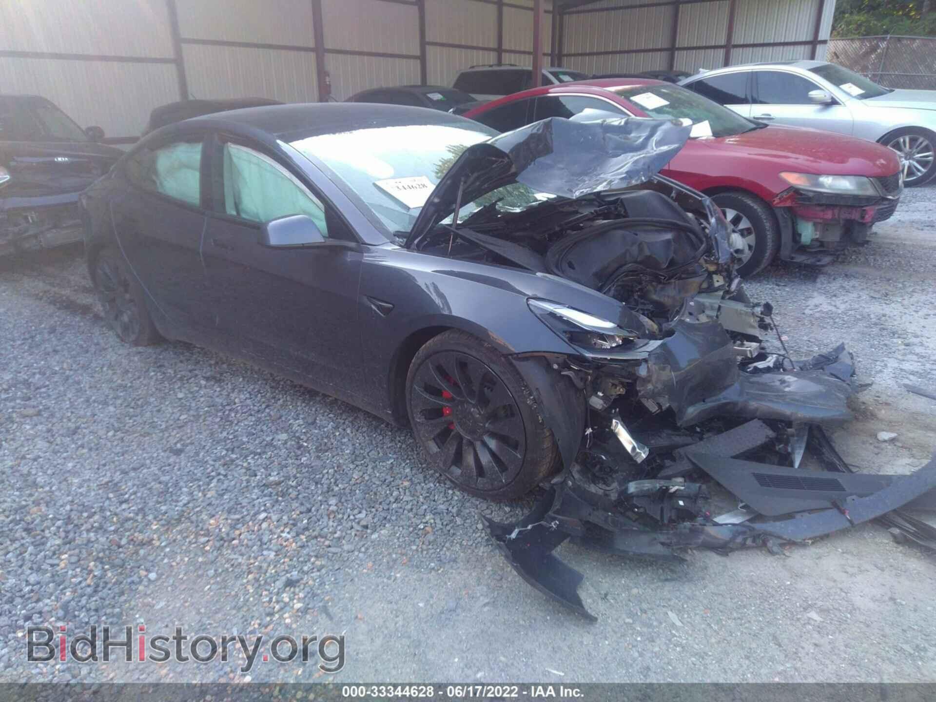 Photo 5YJ3E1EC2MF925460 - TESLA MODEL 3 2021
